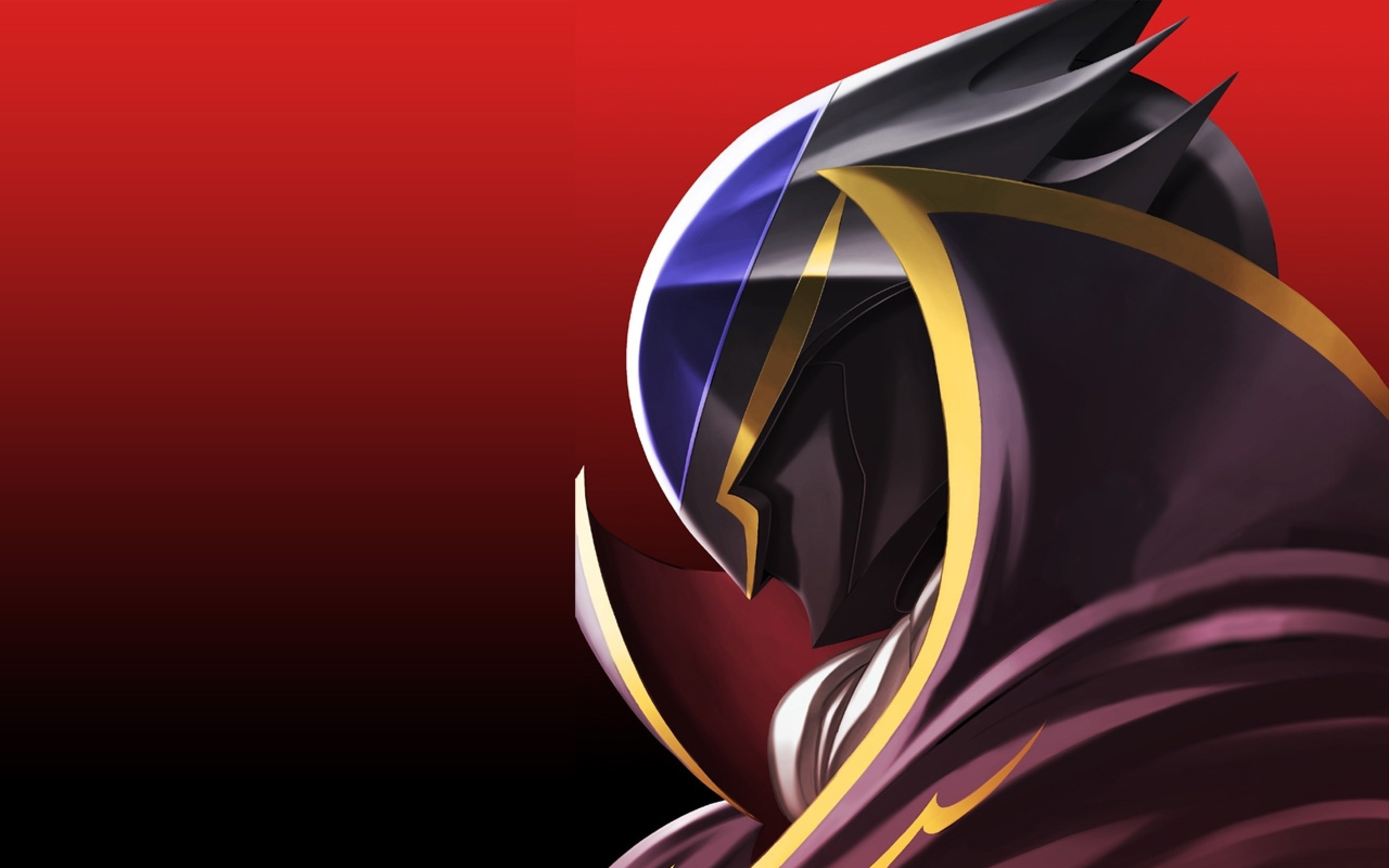 Zero, Code Geass, Maschera, Rosso, 2K, sfondo per portatile