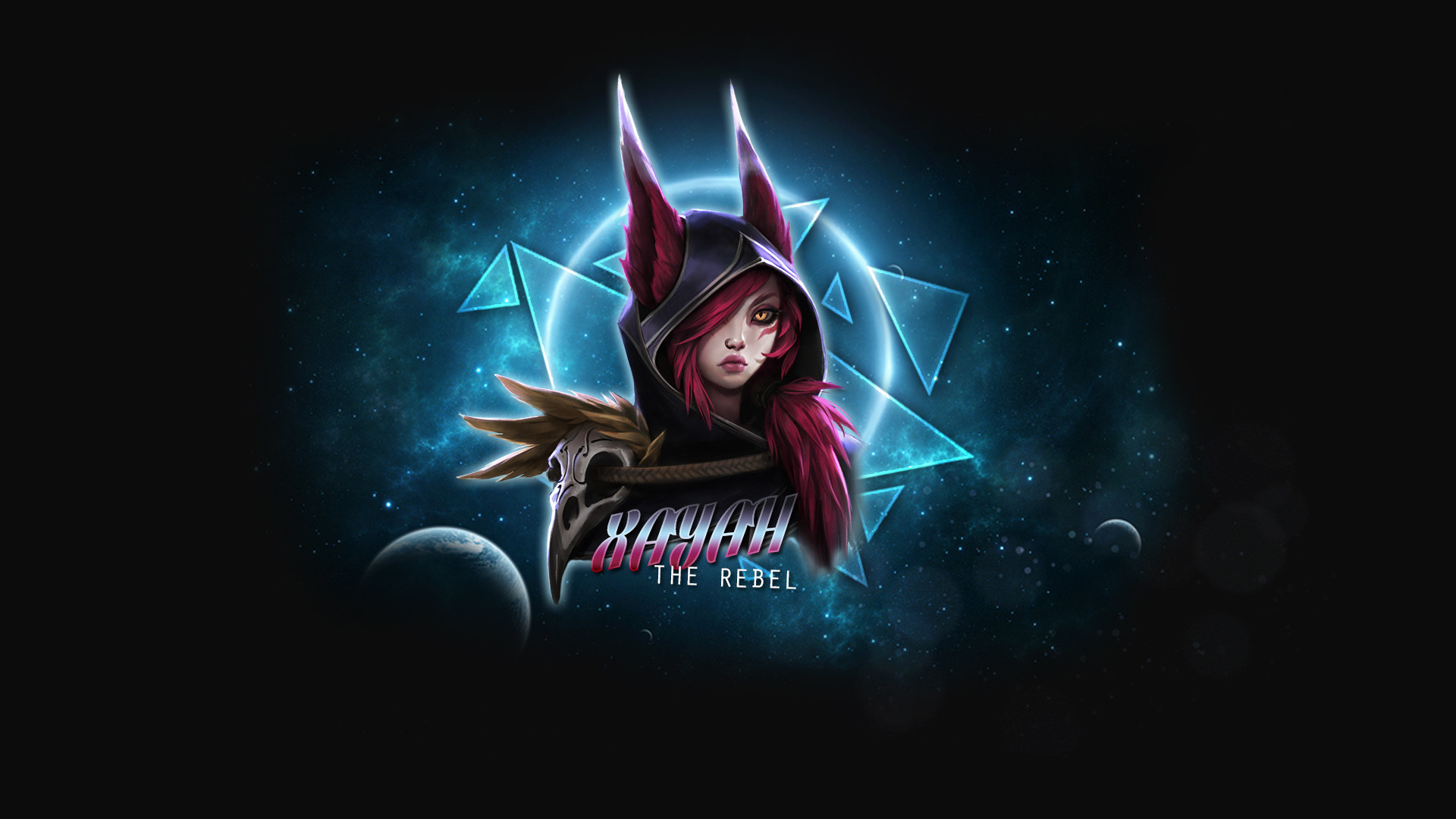 Xayah, The Rebel, League of Legends, Turchese, 1920x1080, sfondo per PC