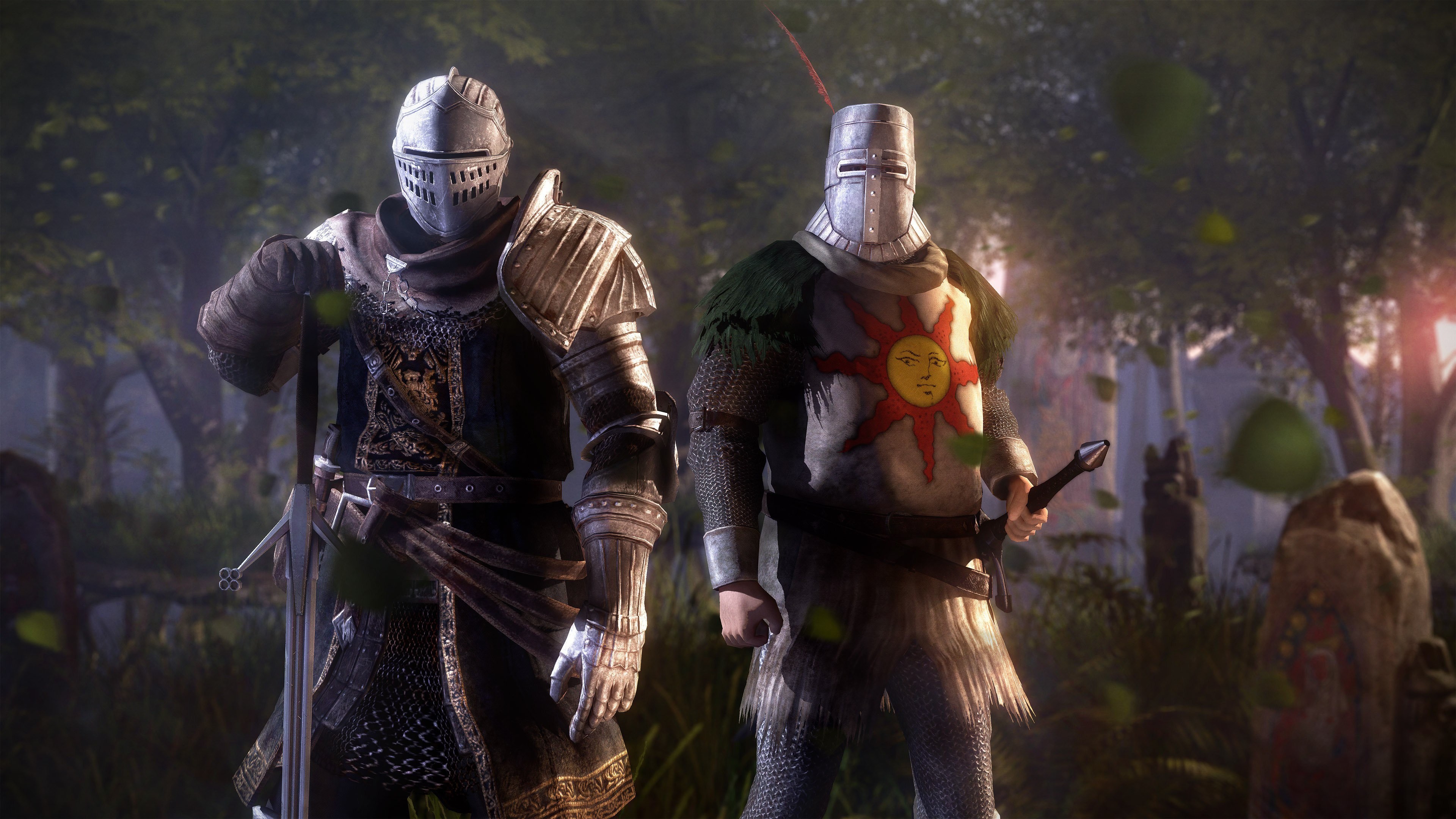 Solaire di Astora, Dark Souls, Cavalieri, Simbolo del sole, 4K, sfondo per PC e portatile