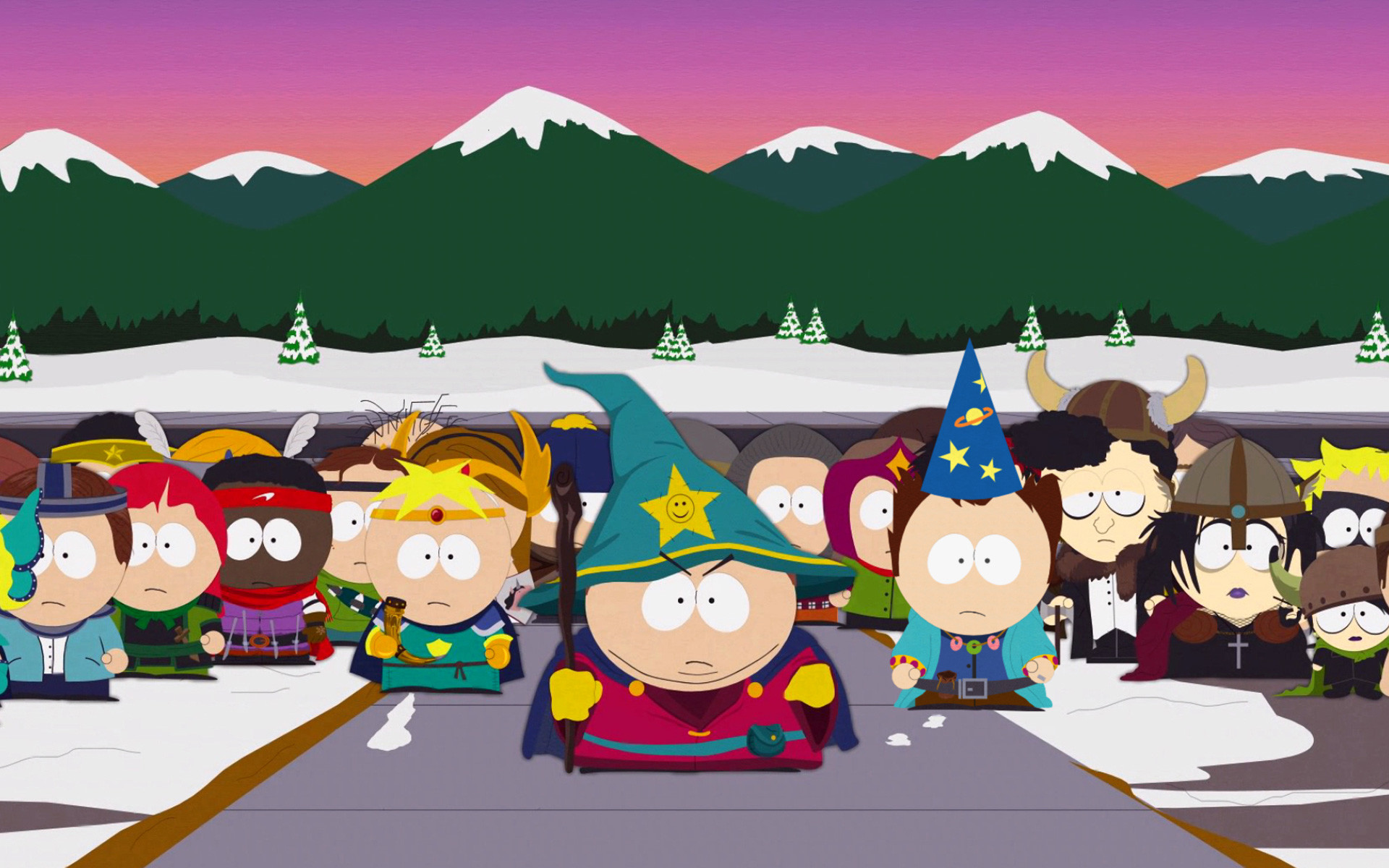 South Park: Il bastone della verità, Eric Cartman, Grande Mago, Personaggi, Neve, sfondo per PC