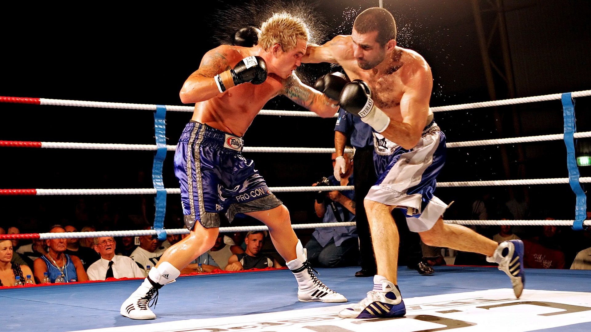 Pugilato, Ring, Combattimento, Sudore, Full HD, sfondo desktop