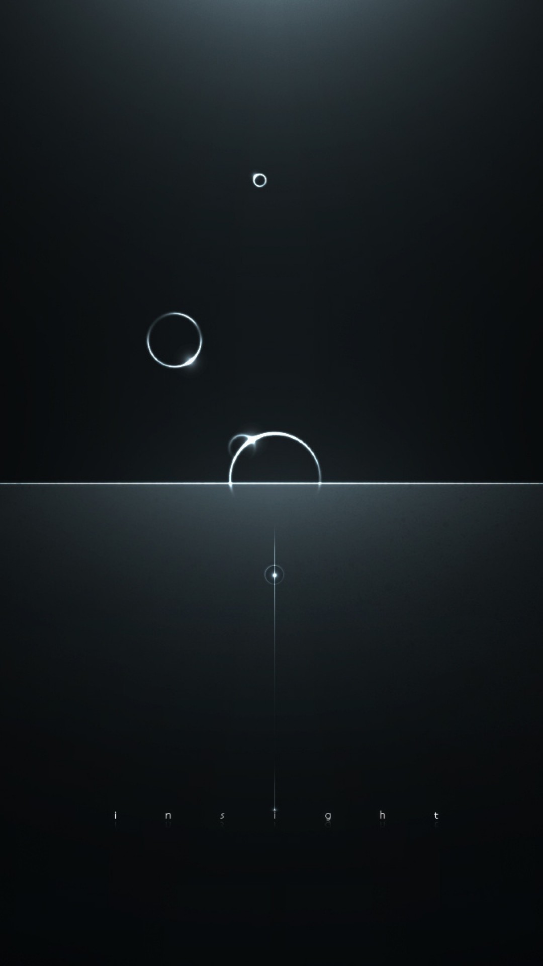 Cerchi, Minimalismo, Sfondo scuro, Astratto, Full HD, schermata di blocco Huawei P8