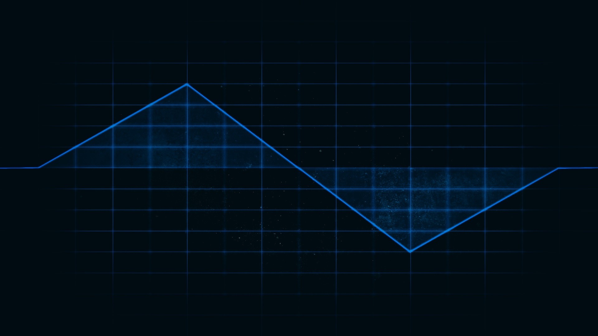 Onda sonora, Griglia, Blu, Sfondo scuro, 1920x1080, wallpaper desktop