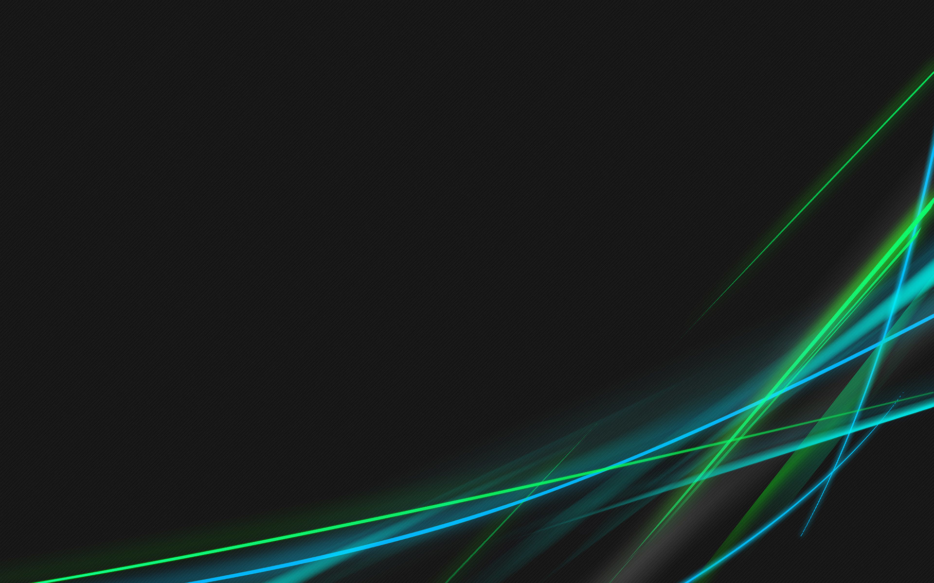 Linee luminose, Verde, Blu, Sfondo nero, 1920x1200, wallpaper desktop