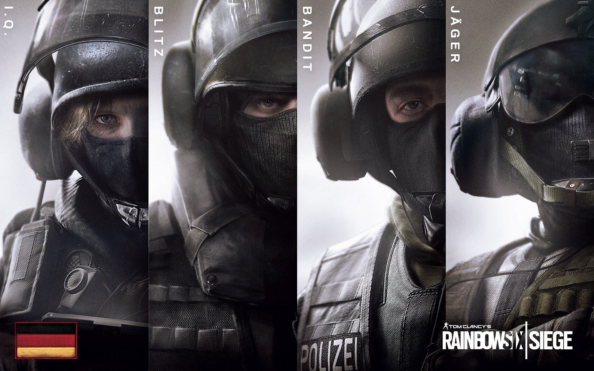 Tom Clancy's Rainbow Six Siege, IQ, Blitz, Bandit, Jäger, GSG 9, sfondo Full HD per computer