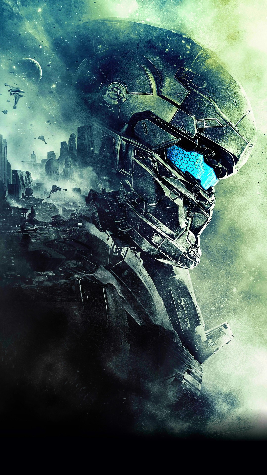 Spartan Locke, Halo 5: Guardians, Casco, Profilo, Full HD, schermata di blocco del cellulare