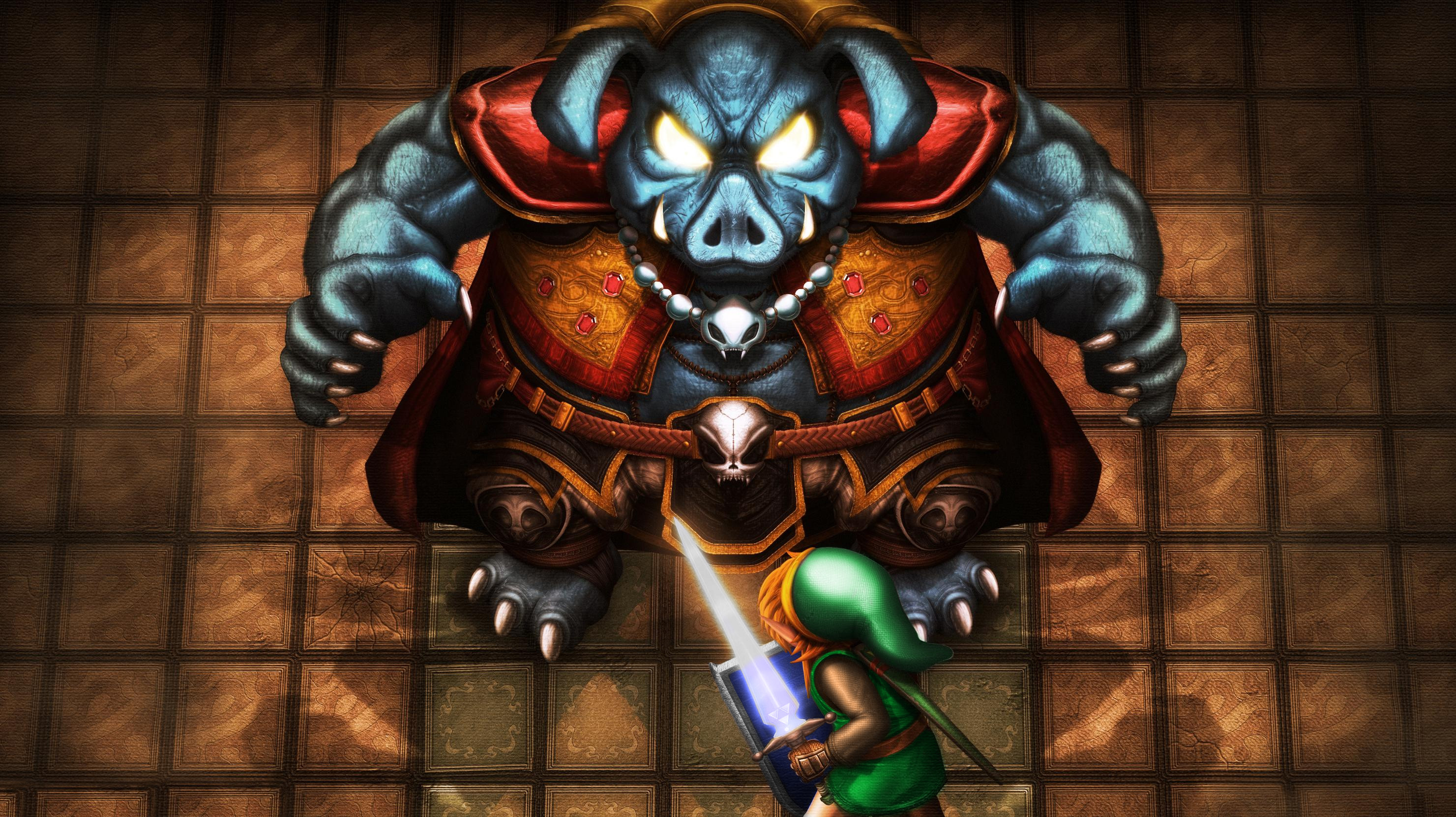 Ganon, Link, The Legend of Zelda, Nintendo, Videogioco, sfondo tablet