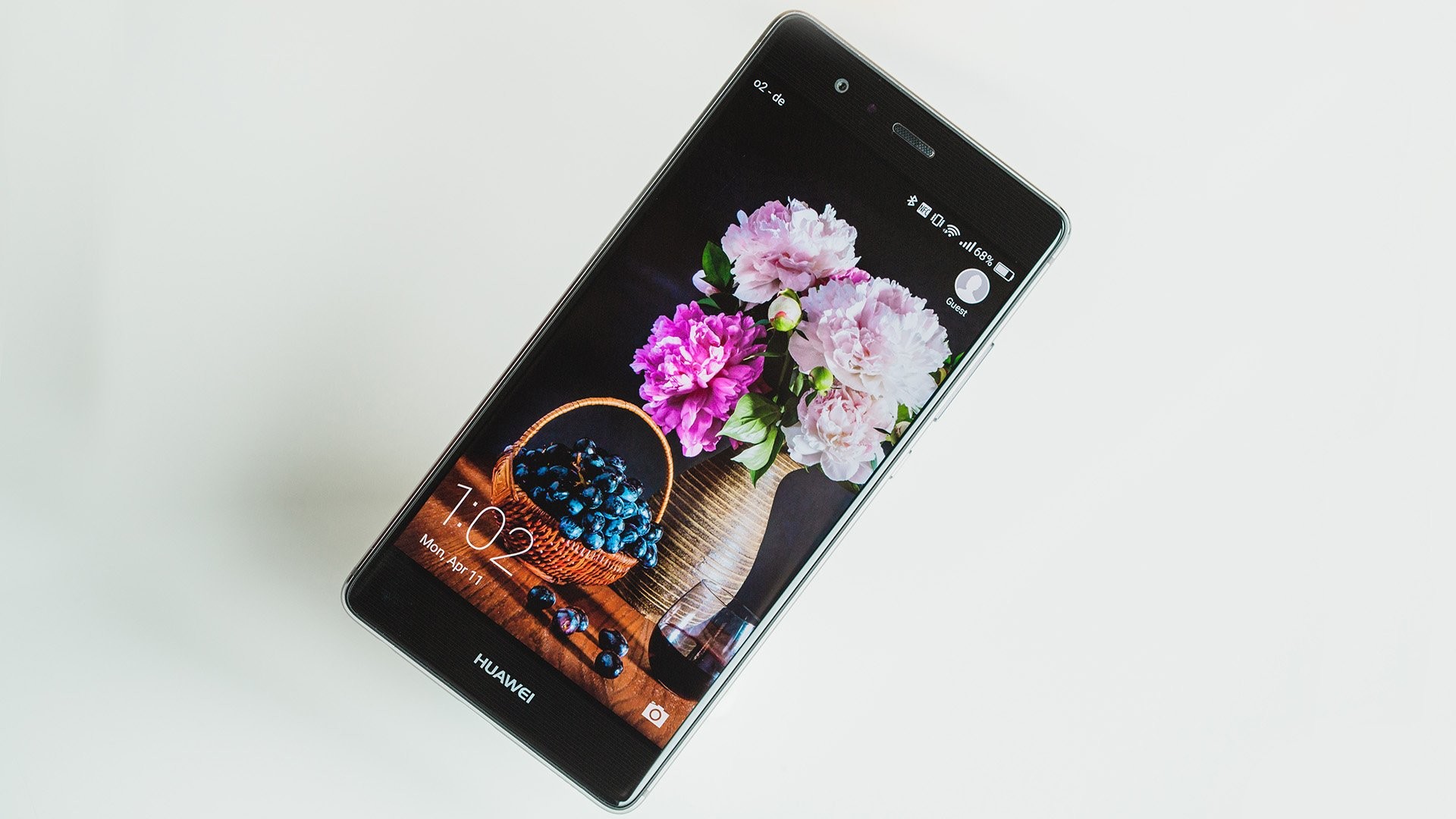 Huawei P9, Smartphone, Peonie, 16:9 Full HD, sfondo widescreen