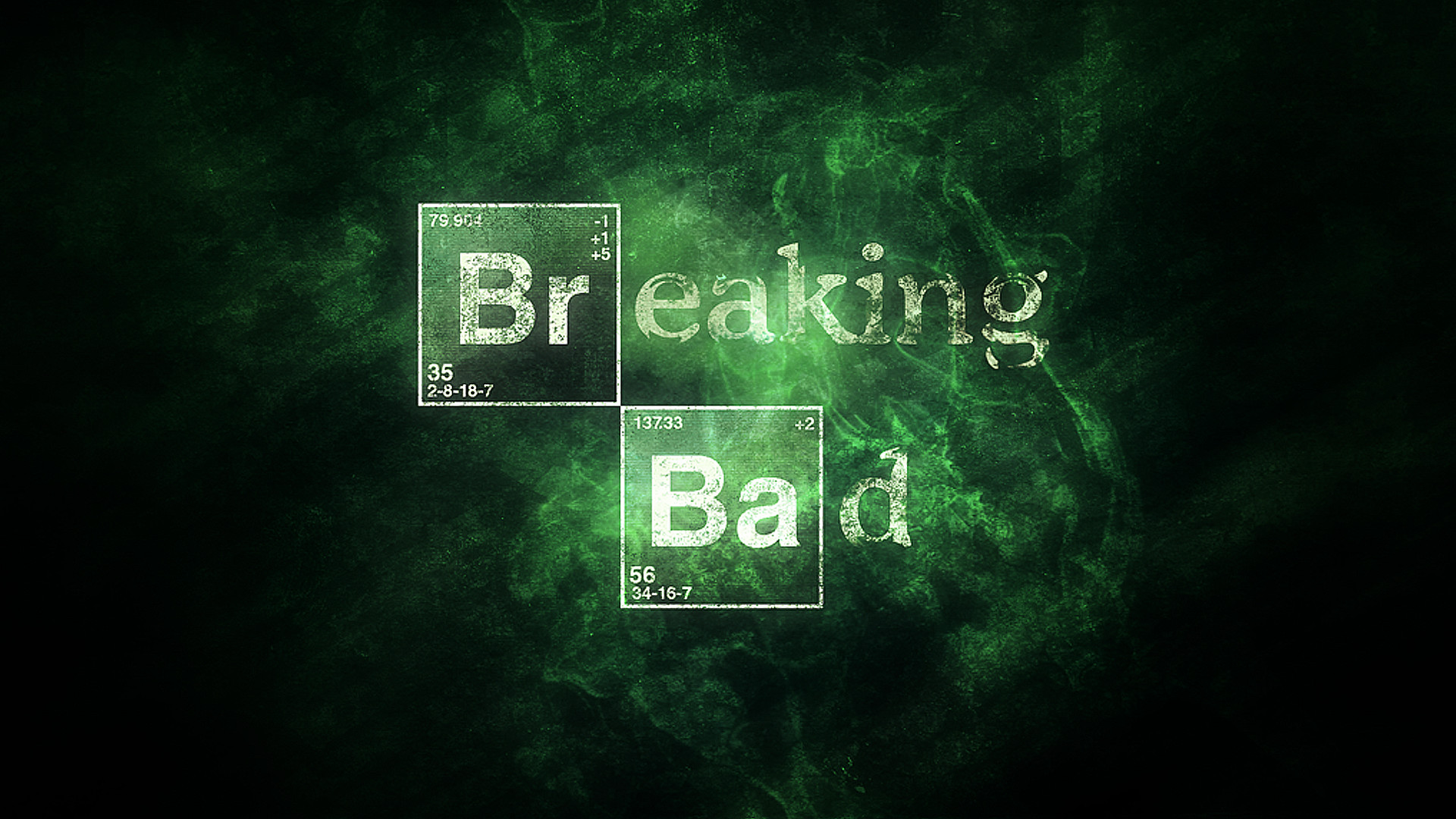 Breaking Bad, Logo, Verde, Fumo, Full HD, sfondo per PC