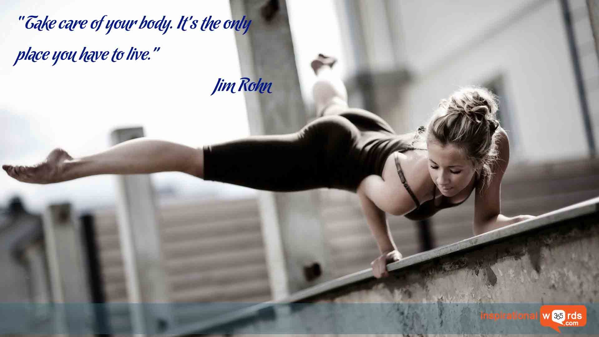 Pilates, Citazione, Jim Rohn, Equilibrio, Full HD, sfondo Windows 11