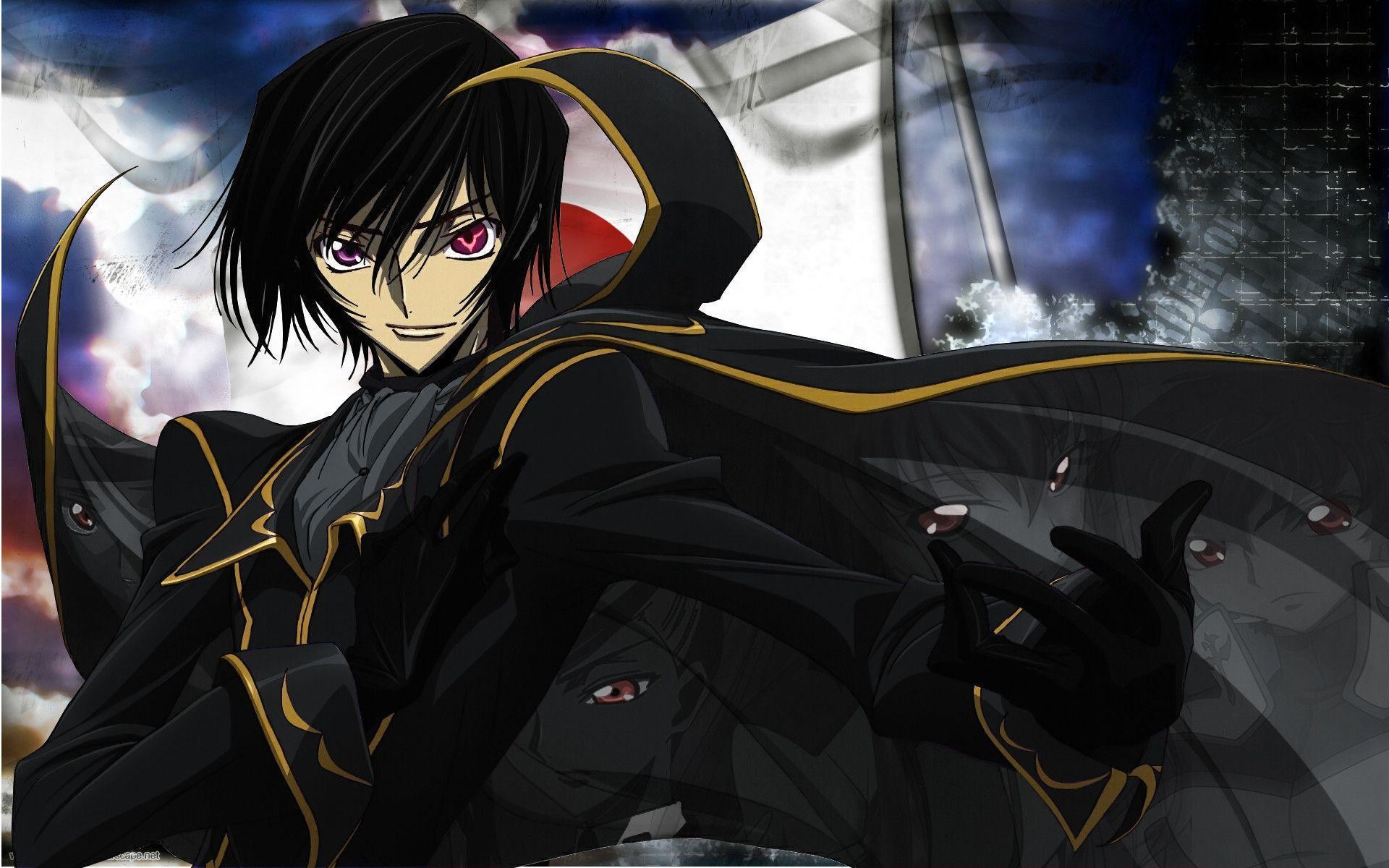 Lelouch Lamperouge, Code Geass, Mantello, Nuvole, Full HD, sfondo per PC e portatile