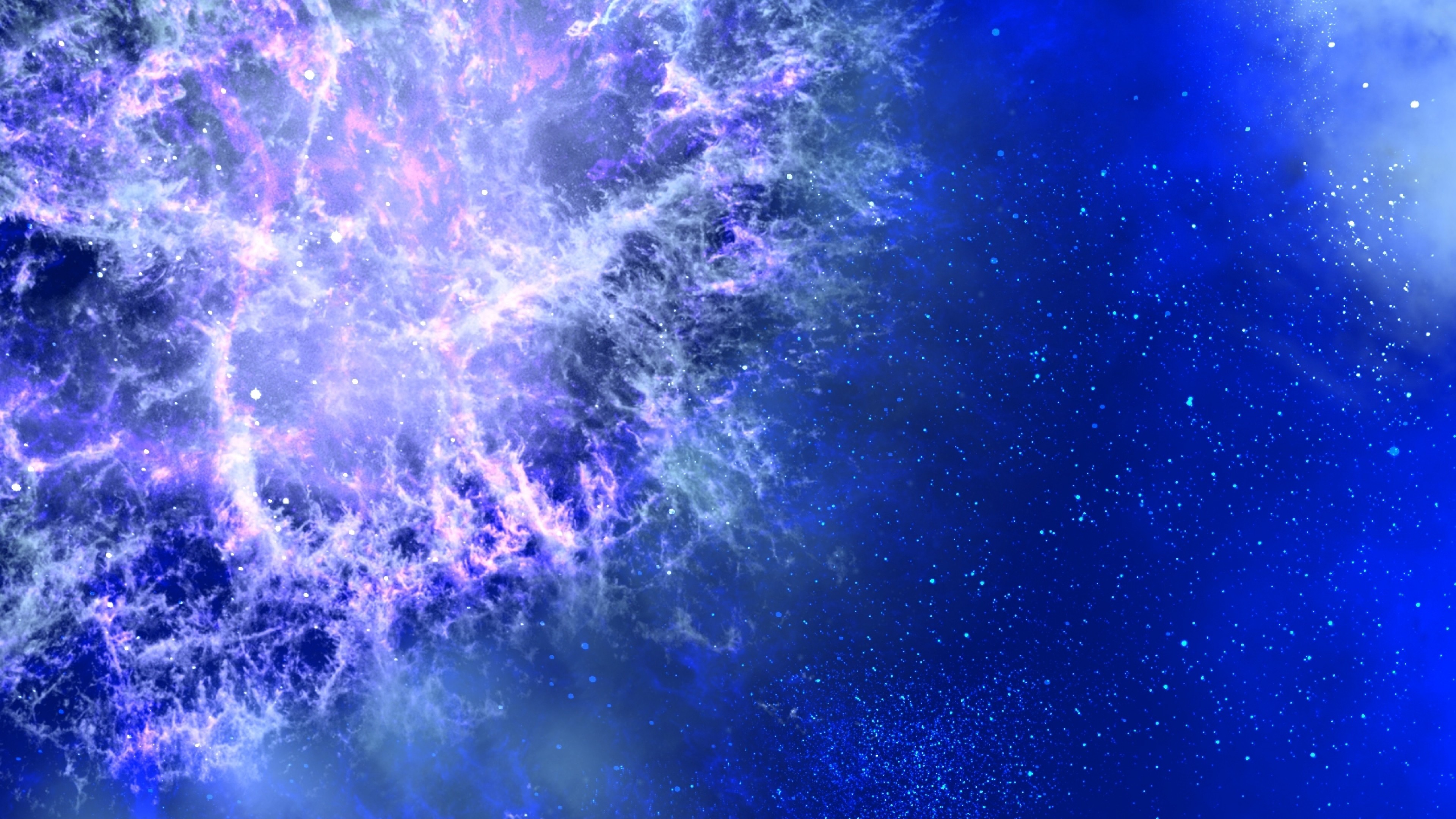 Nebulosa, Blu, Spazio profondo, 4K, sfondo Windows 11