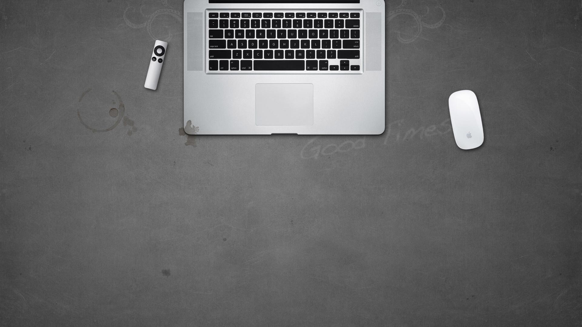 MacBook Pro, Magic Mouse, Apple Remote, Scrivania, sfondo per Mac