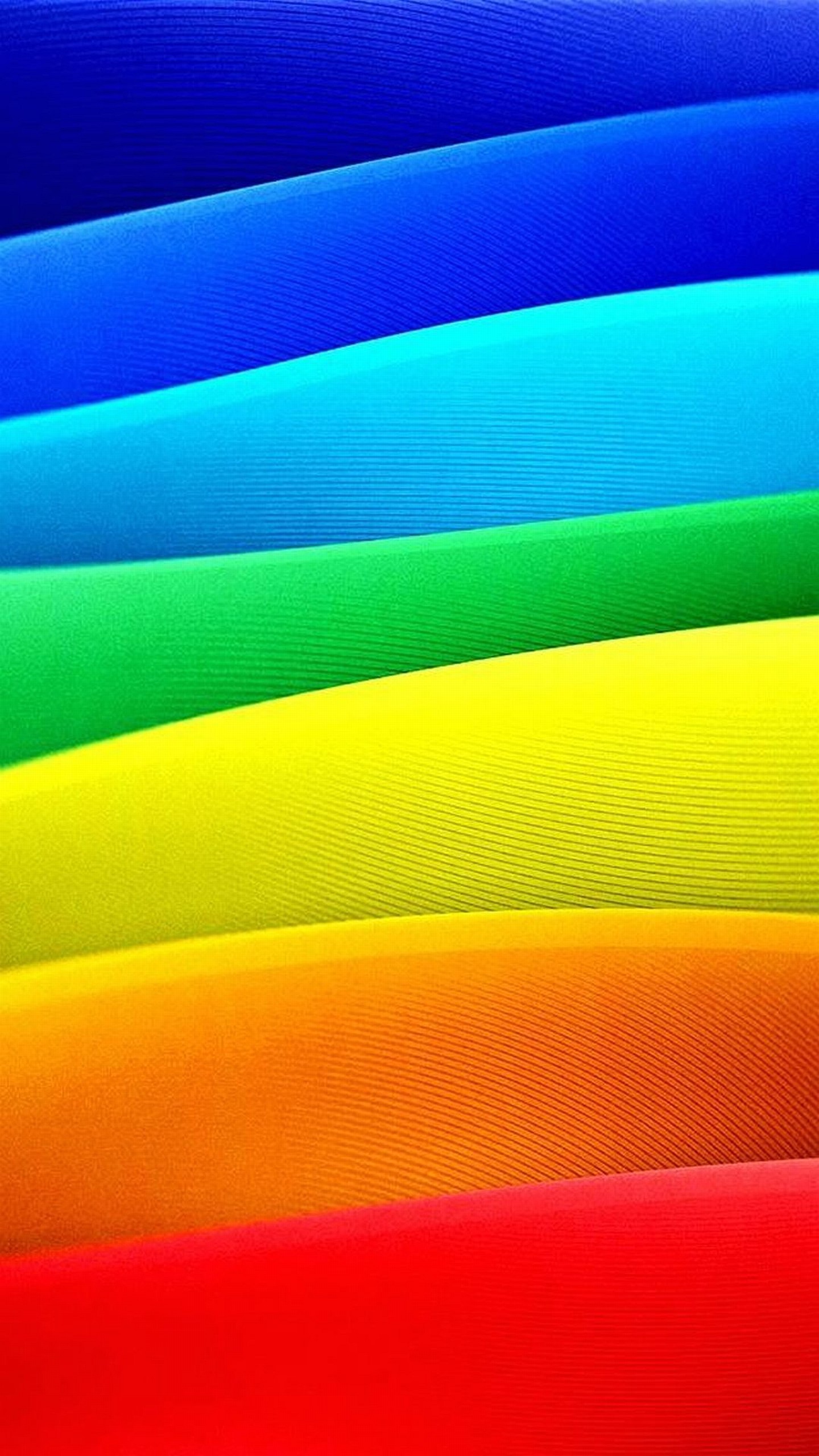 Strati arcobaleno, Onde, Astratto, Colori vivaci, sfondo per PC