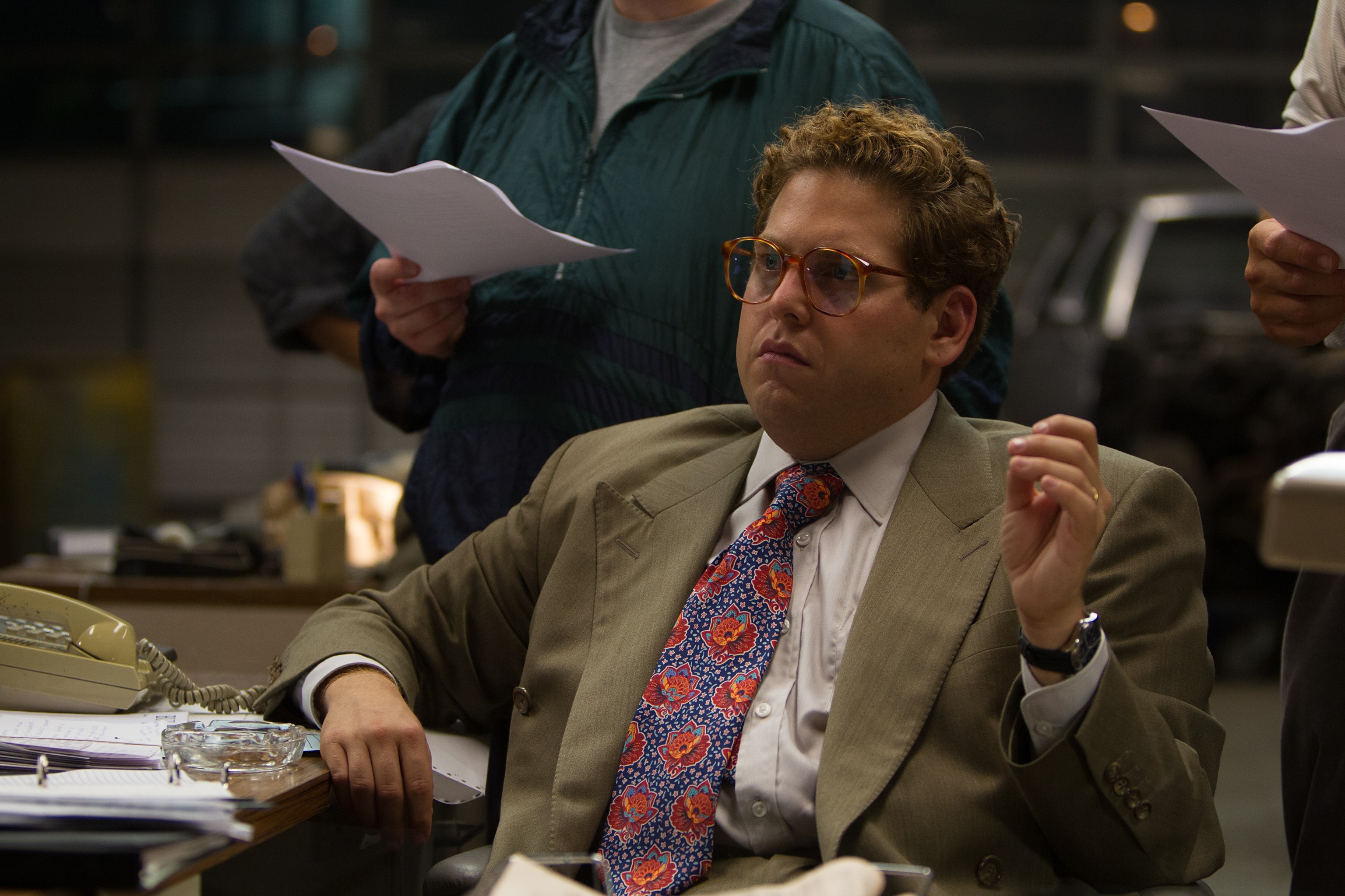 Jonah Hill, Donnie Azoff, The Wolf of Wall Street, Ufficio, 2K, sfondo Windows 11