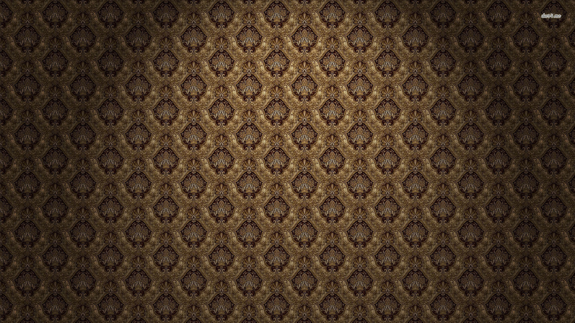 Damascato, Oro, Marrone, Full HD, sfondo per PC e portatile