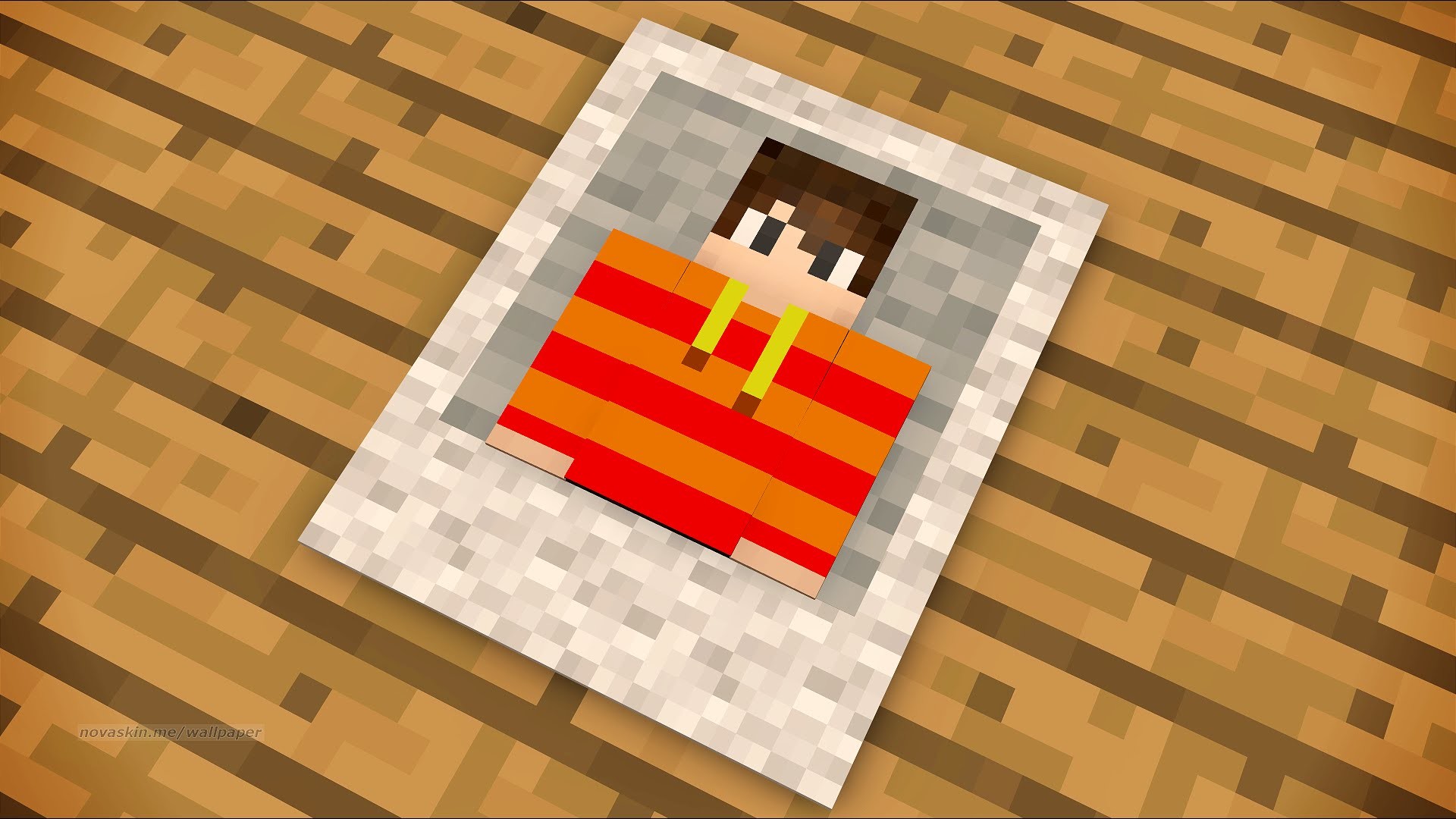 Minecraft, Quadro, Skin, Pavimento in legno, Full HD, sfondo per portatile