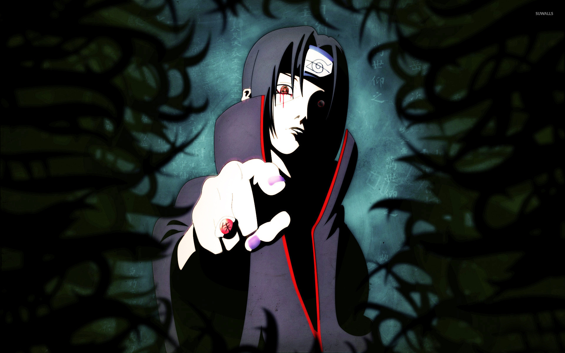 Itachi Uchiha, Naruto, Akatsuki, Fan art, 1920x1200, immagine di sfondo