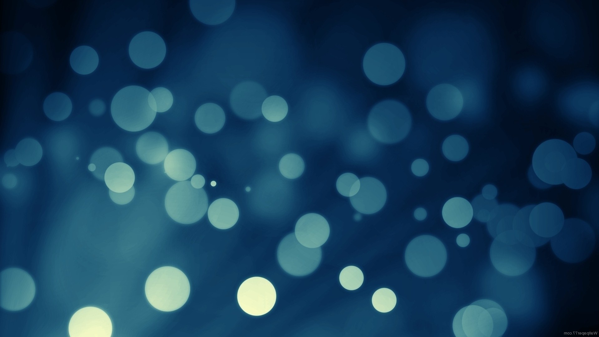 Bokeh, Blu, Luci, Astratto, Full HD, sfondo per PC