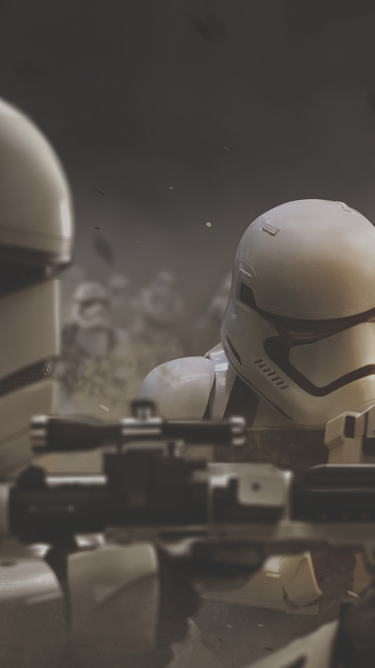 Stormtrooper del Primo Ordine, Star Wars, Sfocato, Full HD, sfondo per iPhone e Android