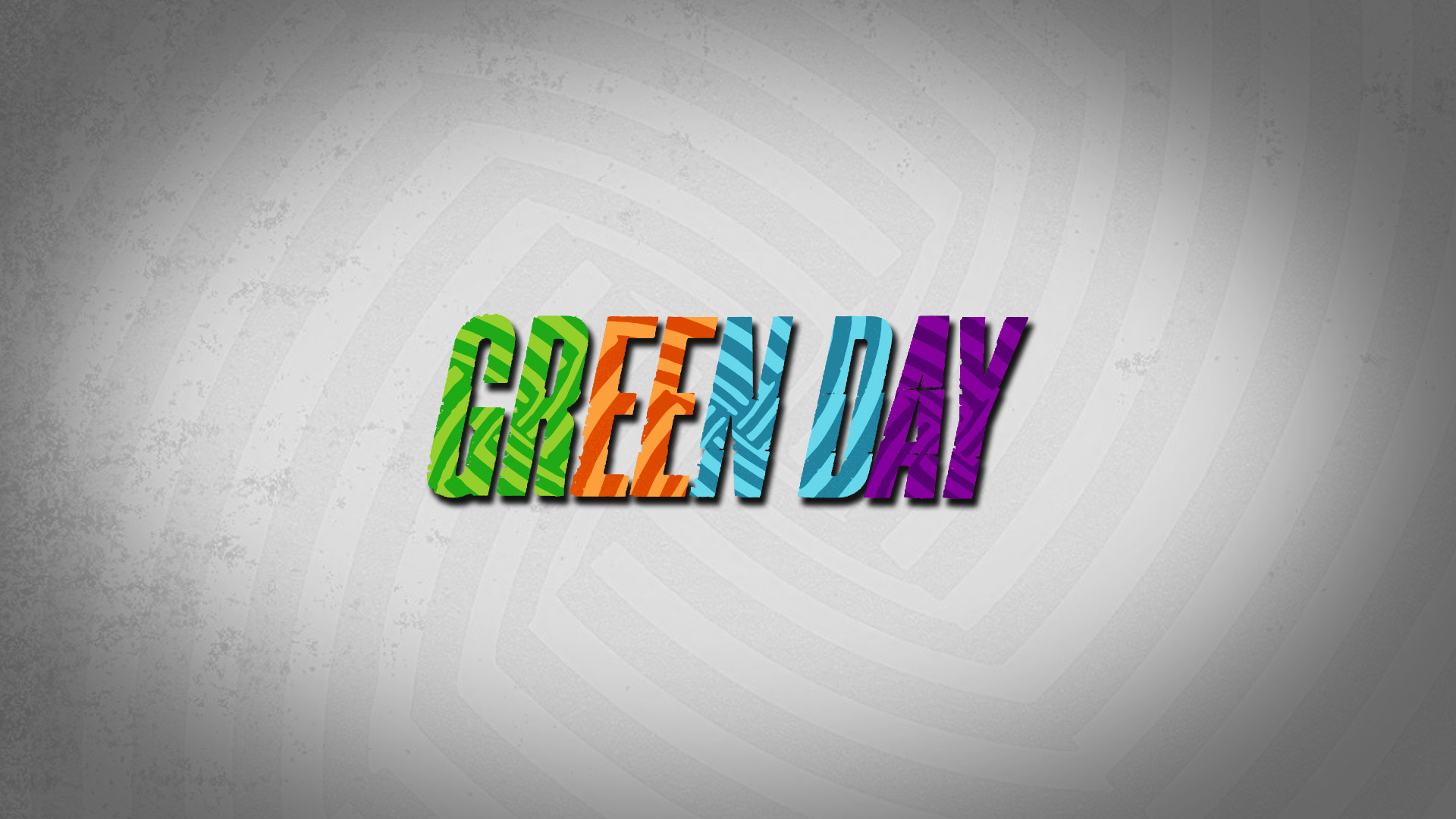 Green Day, Logo, Scritta colorata, Grigio, Full HD, sfondo per PC