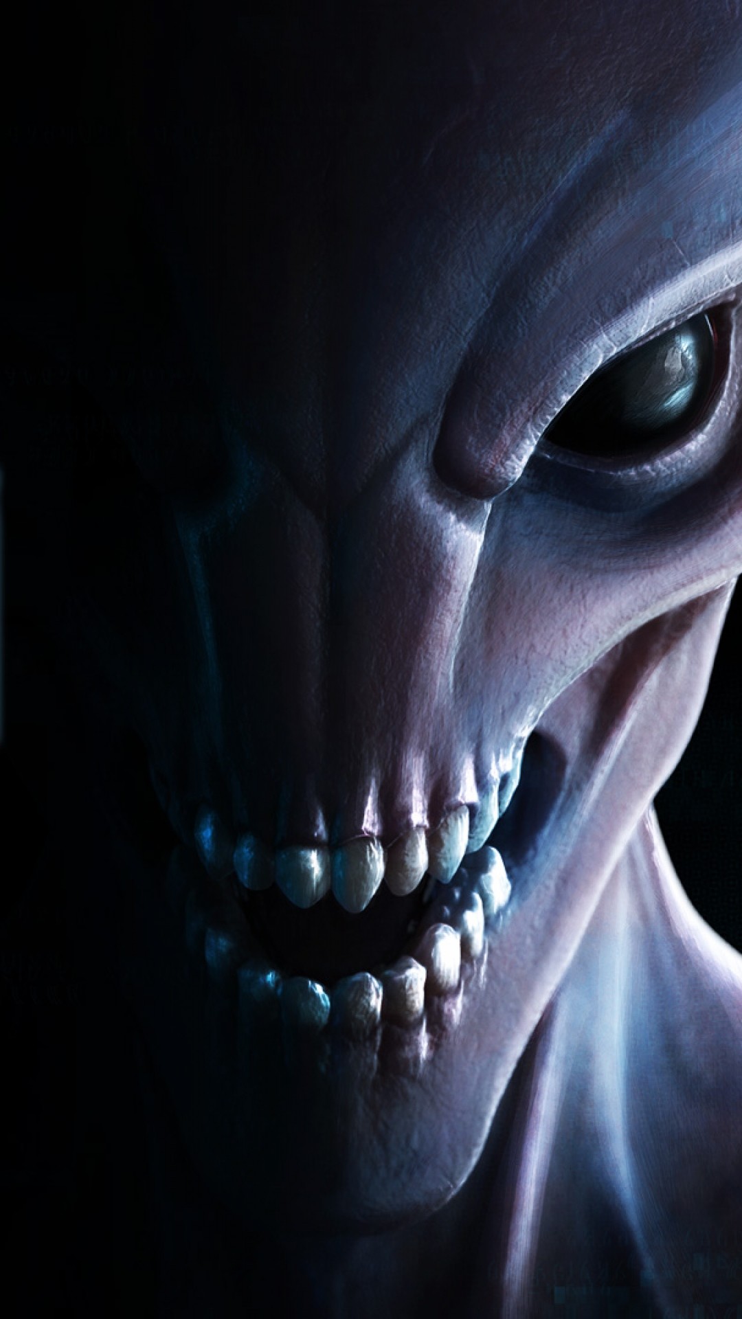 Alieno, Volto, Fantascienza, Inquietante, 1080x1920, schermata di blocco iPhone