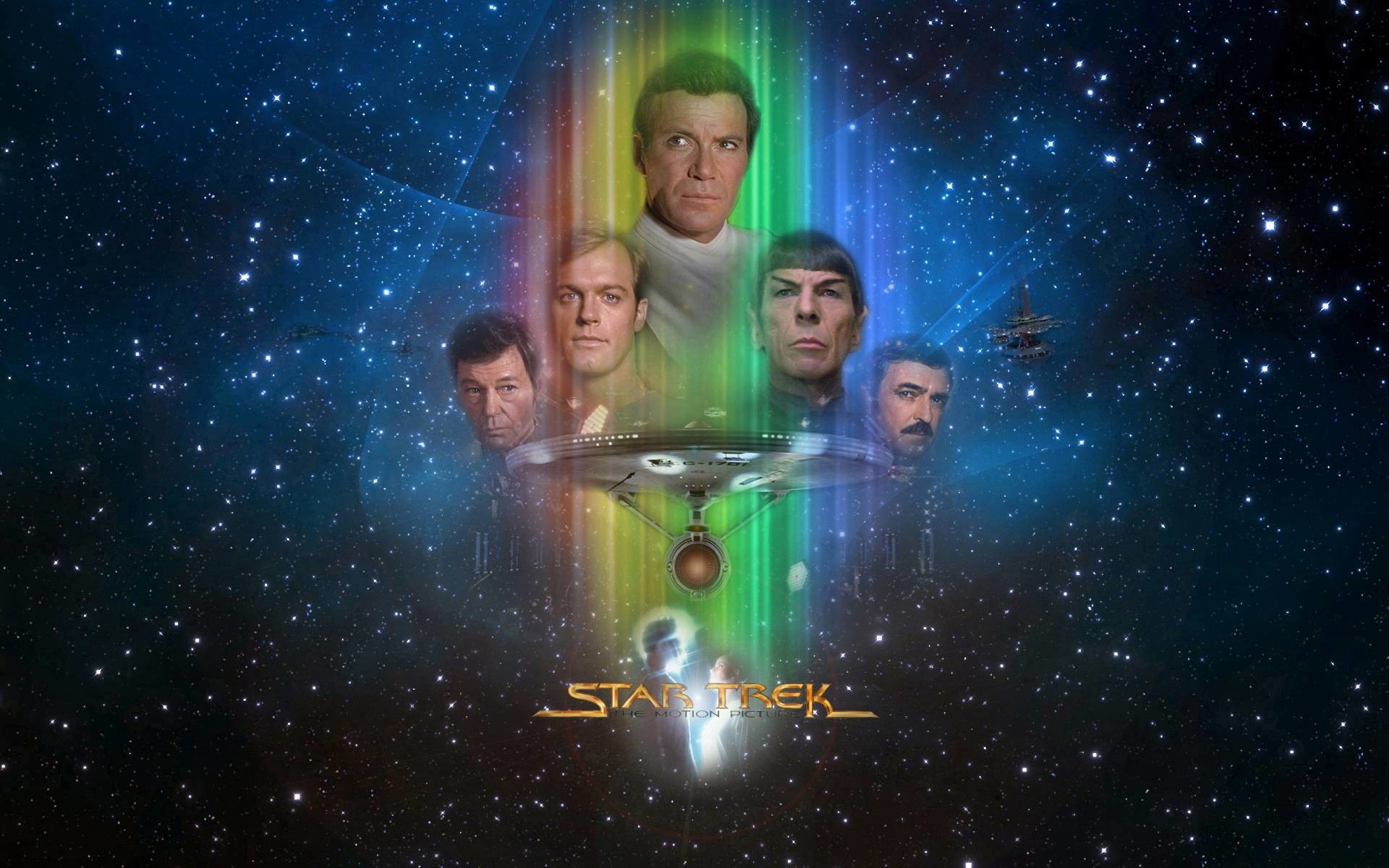 Star Trek: The Motion Picture, James T. Kirk, Spock, Leonard McCoy, USS Enterprise, Locandina, sfondo Full HD