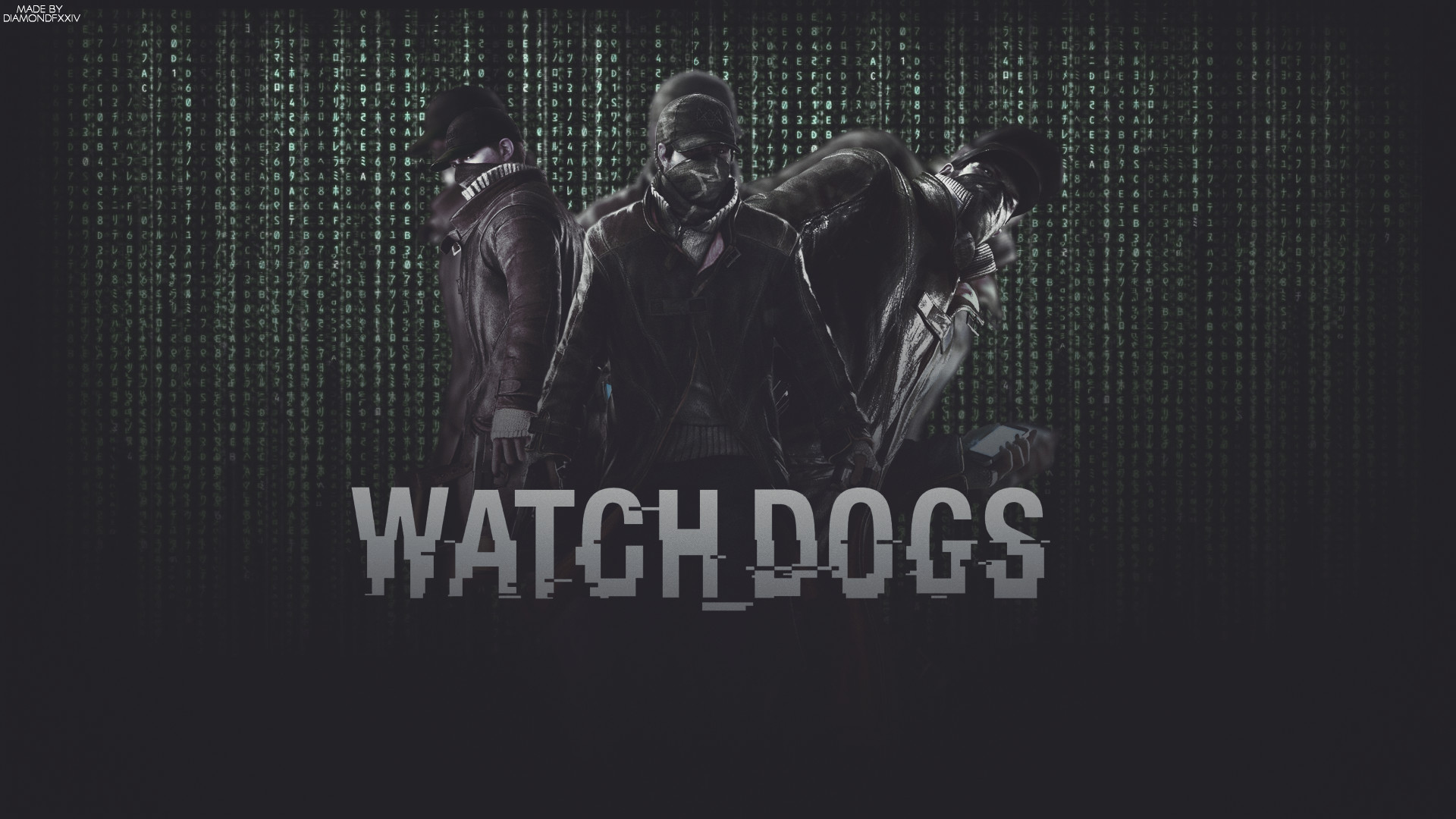 Aiden Pearce, Watch Dogs, Codice, Grigio, Full HD 1080p, sfondo desktop