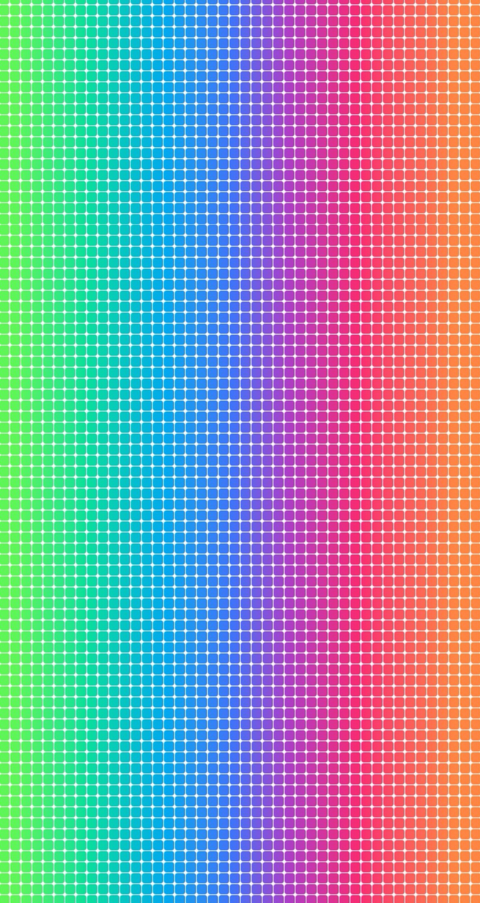 Arcobaleno, Sfumatura, Puntini, Colori, QHD+, schermata di blocco iPhone 5S