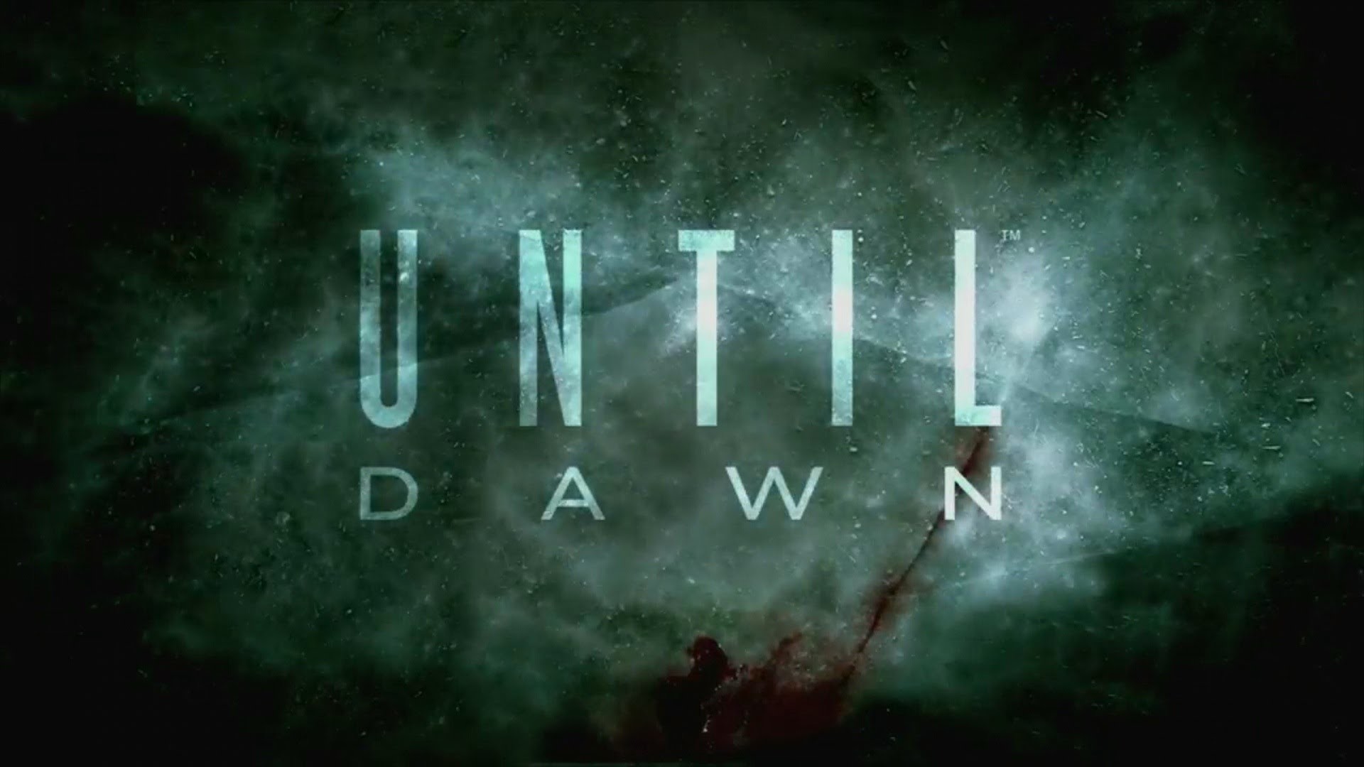 Until Dawn, Logo, Verde, Nebbia, Tipografia, 1920x1080, sfondo per PC
