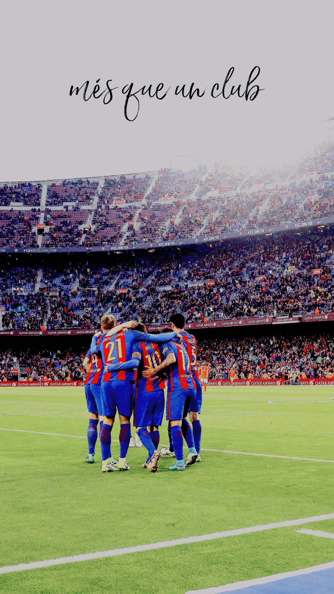 FC Barcelona, Més que un club, Camp Nou, Squadra, Stadio, Full HD, sfondo per iPhone e Android