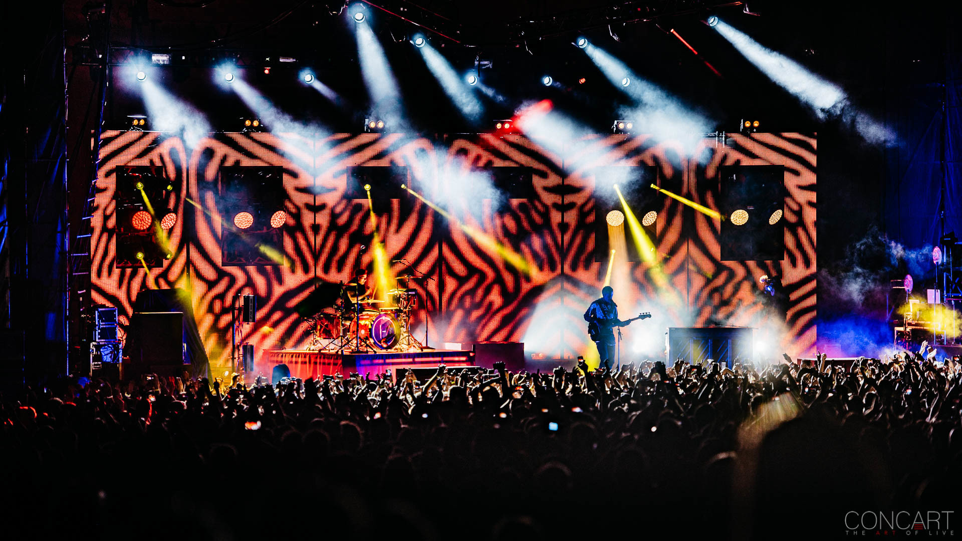 Twenty One Pilots, Concerto, Pubblico, Luci di scena, 1920x1080, sfondo per PC
