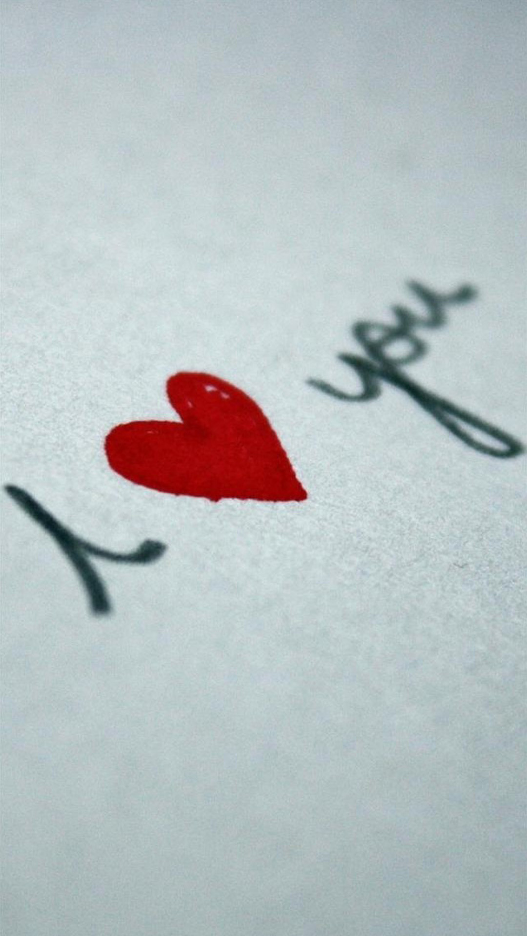 I love you, Cuore rosso, Scritta a mano, Carta, sfondo per iPhone e Android