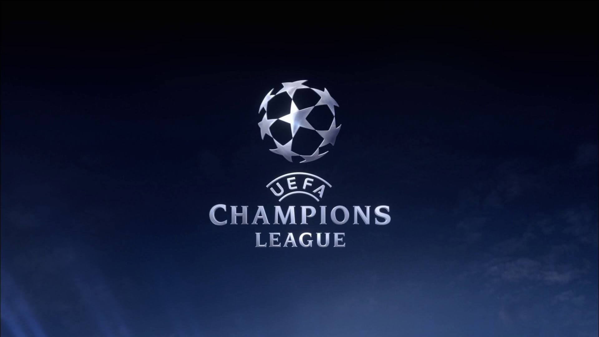 UEFA Champions League, Starball, Logo, Blu, 16:9 Full HD, sfondo widescreen