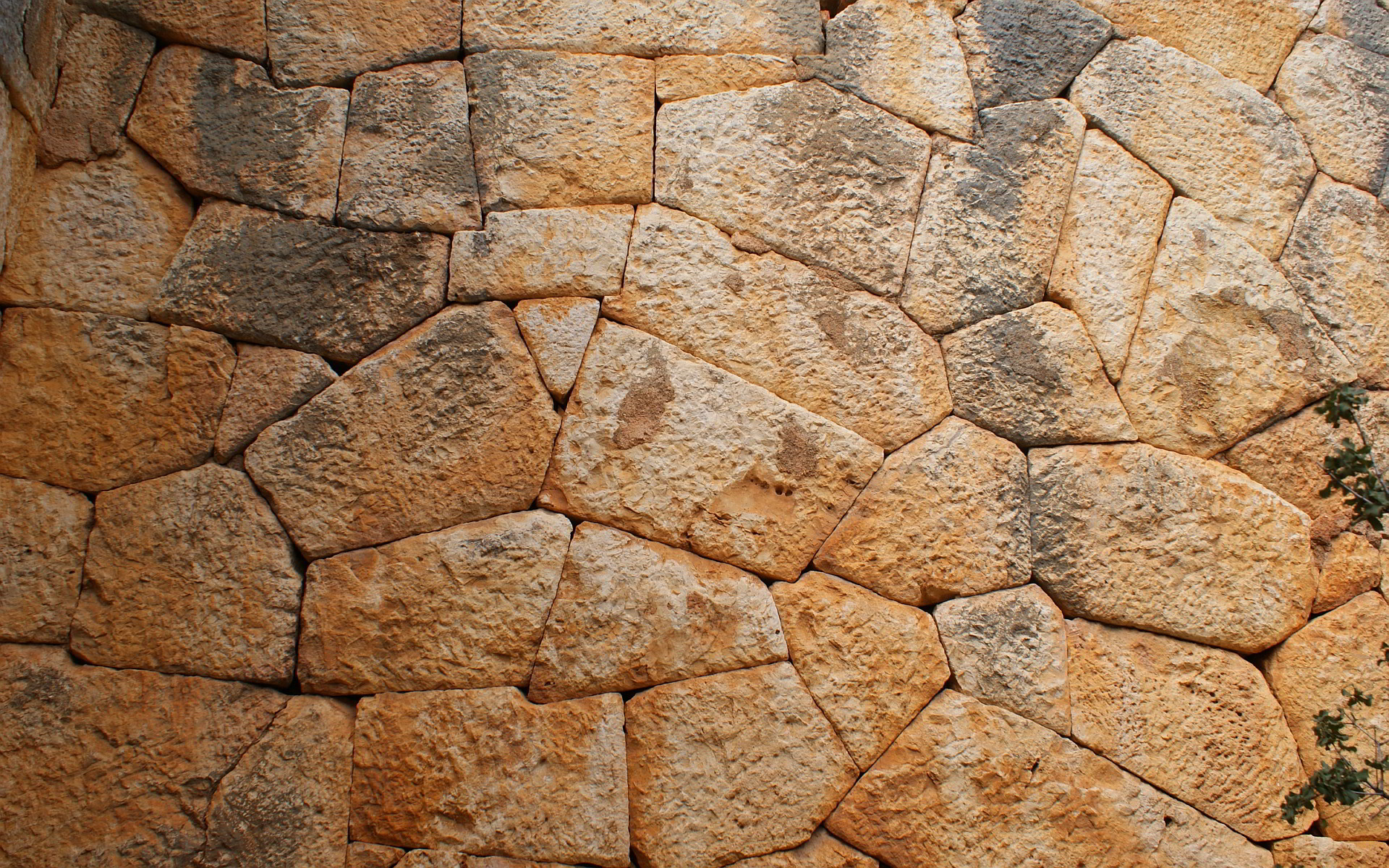 Mura poligonali, Muro antico, Pietra, Texture, 16:10 Full HD, sfondo widescreen