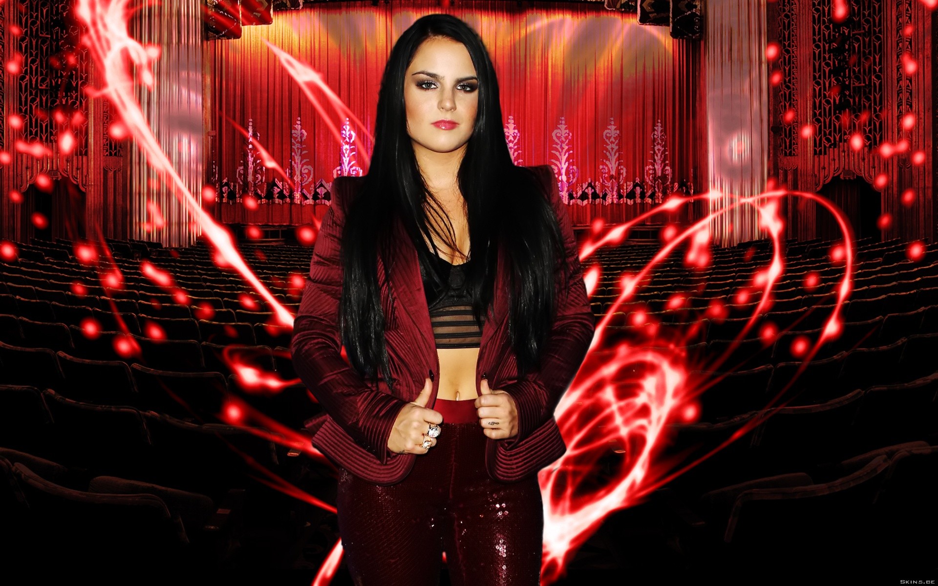 JoJo, Joanna Levesque, Palcoscenico, Rosso, Full HD, sfondo per portatile