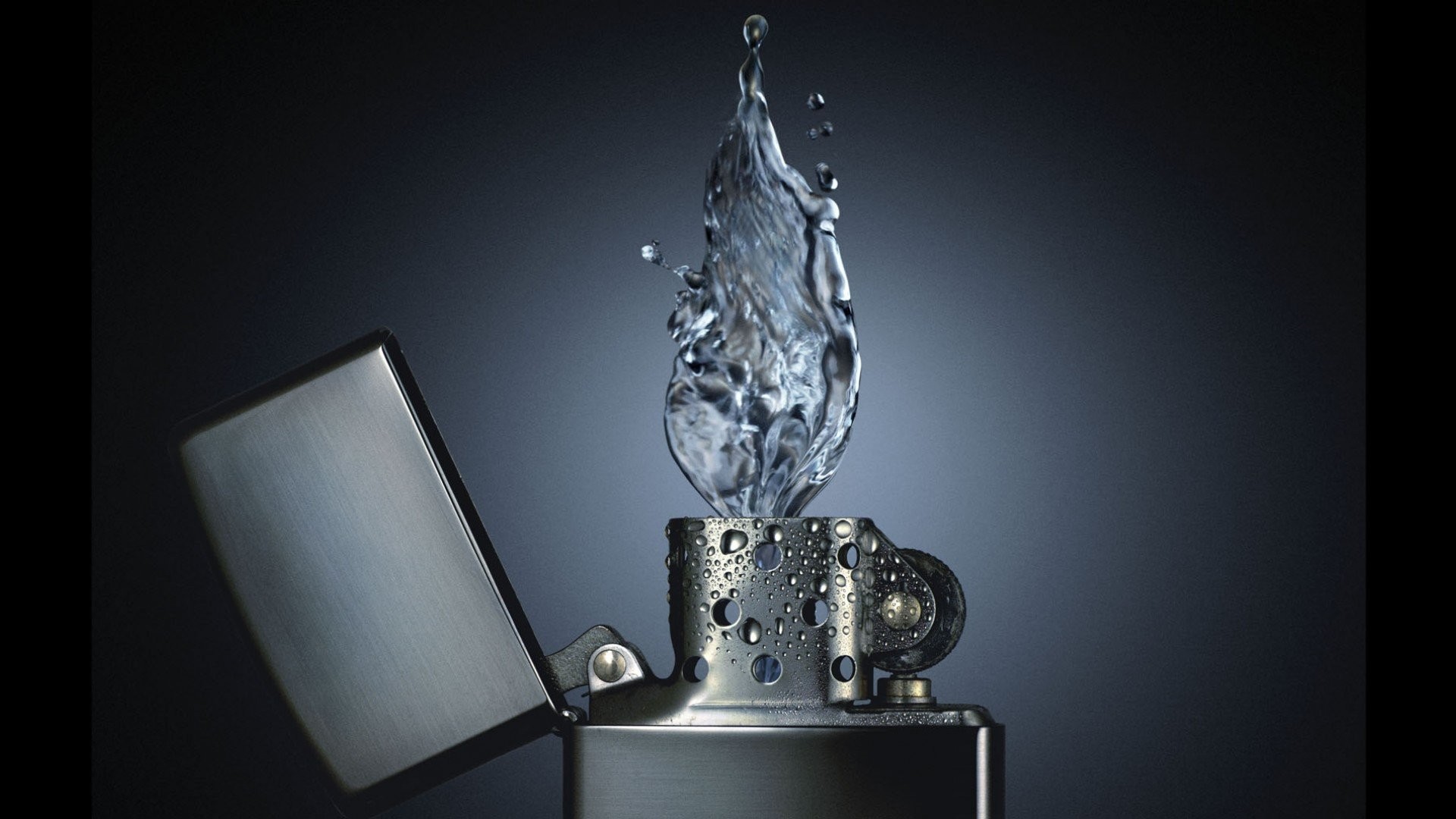 Accendino, Zippo, Fiamma d'acqua, Arte digitale, sfondo cellulare