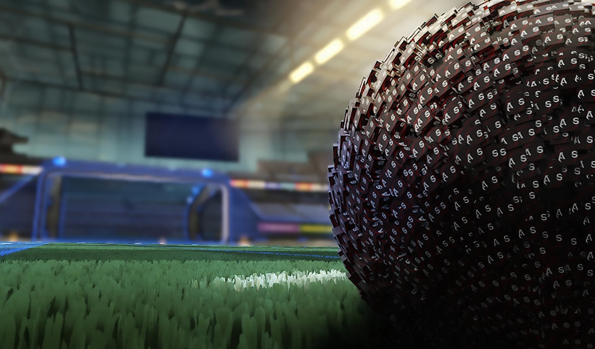 Rocket League, Pallone, Prato, Stadio, Full HD, sfondo desktop
