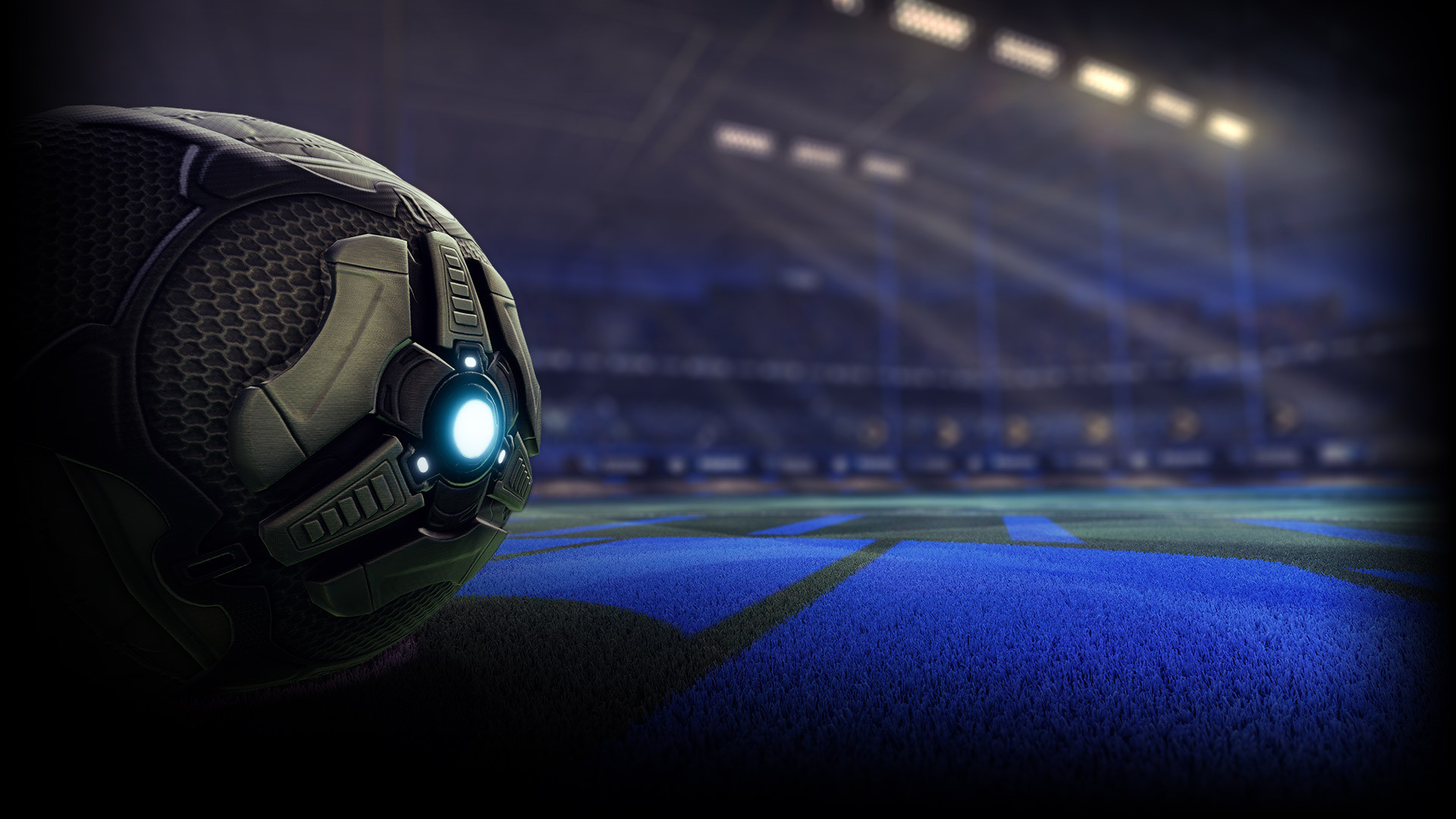 Rocket League, Pallone, Stadio, Notte, Luci, Full HD, wallpaper per PC