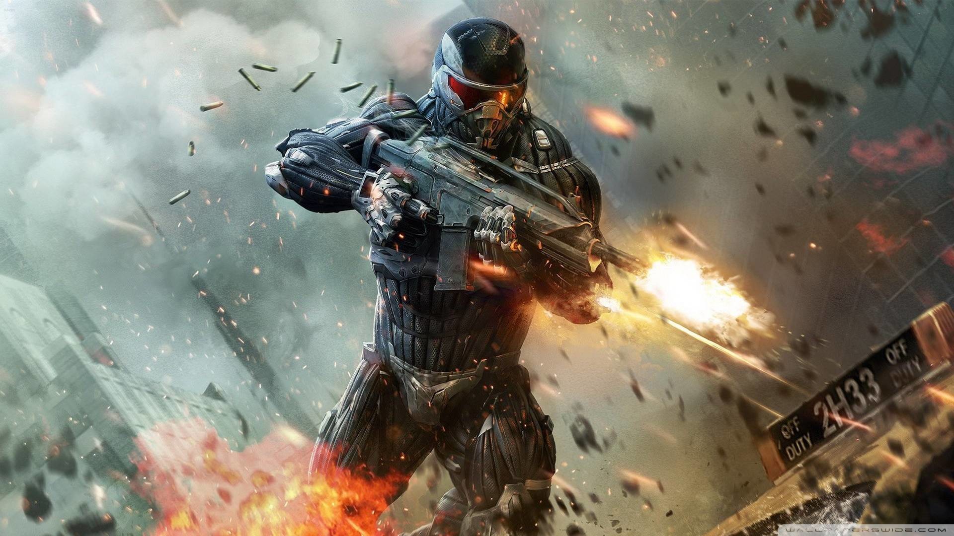 Crysis 3, Prophet, Nanotuta, Videogioco, Esplosione, Full HD, sfondo PC
