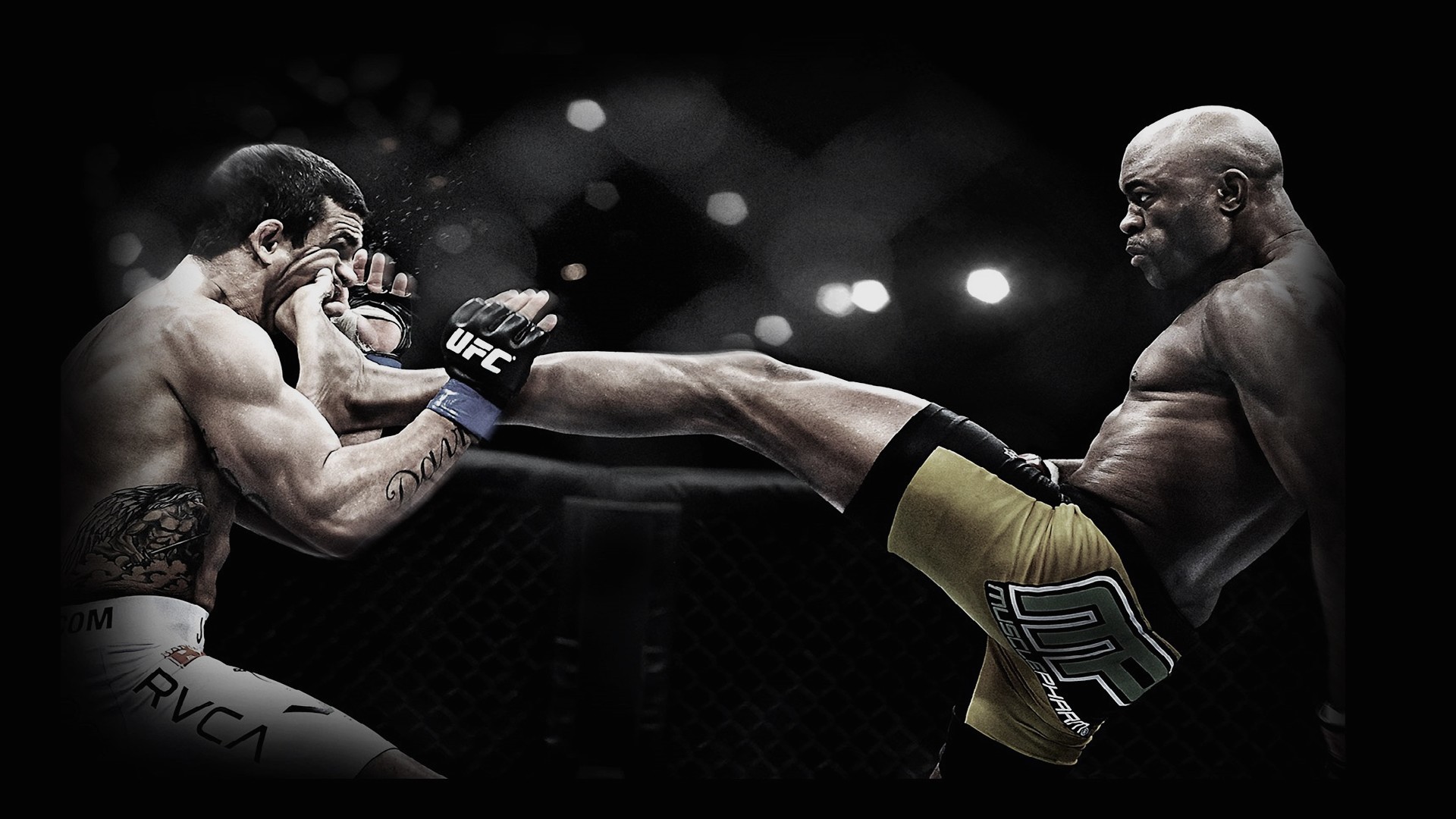 Anderson Silva, UFC, Calcio, MMA, Full HD, sfondo per portatile