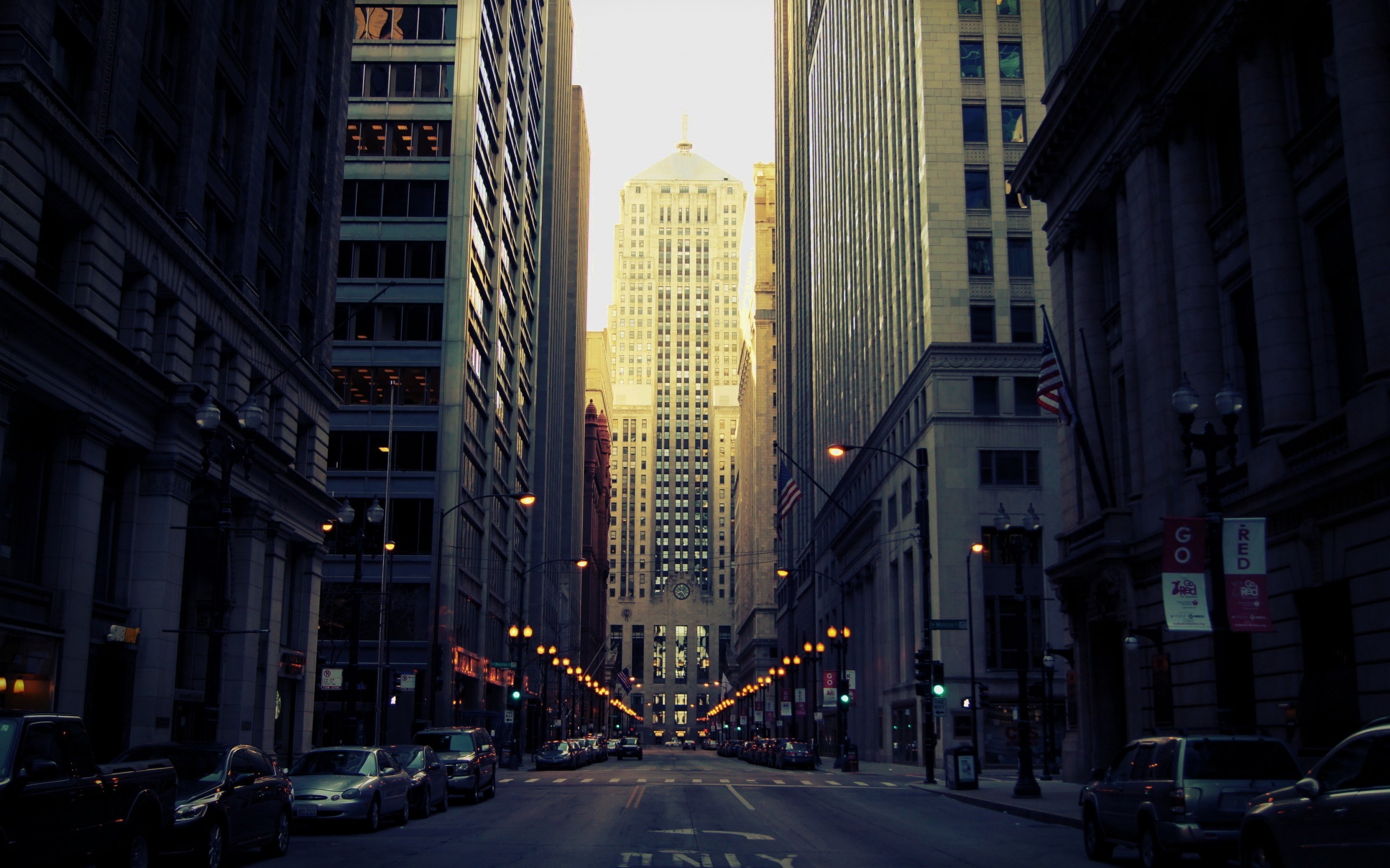 Chicago Board of Trade Building, Chicago, LaSalle Street, Grattacieli, sfondo MacBook Air