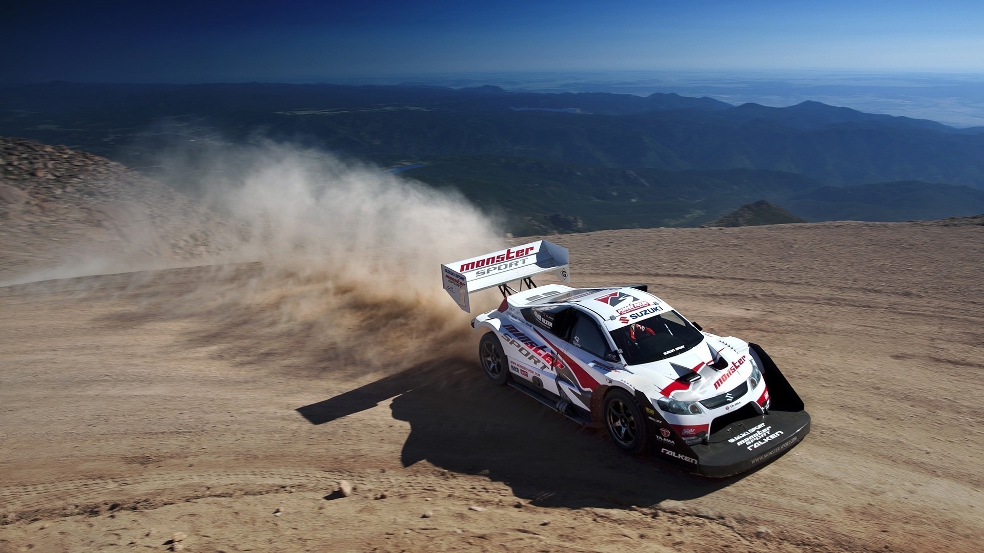 Suzuki Escudo Pikes Peak, Pikes Peak, Monster Tajima, Polvere, Full HD, wallpaper per portatile