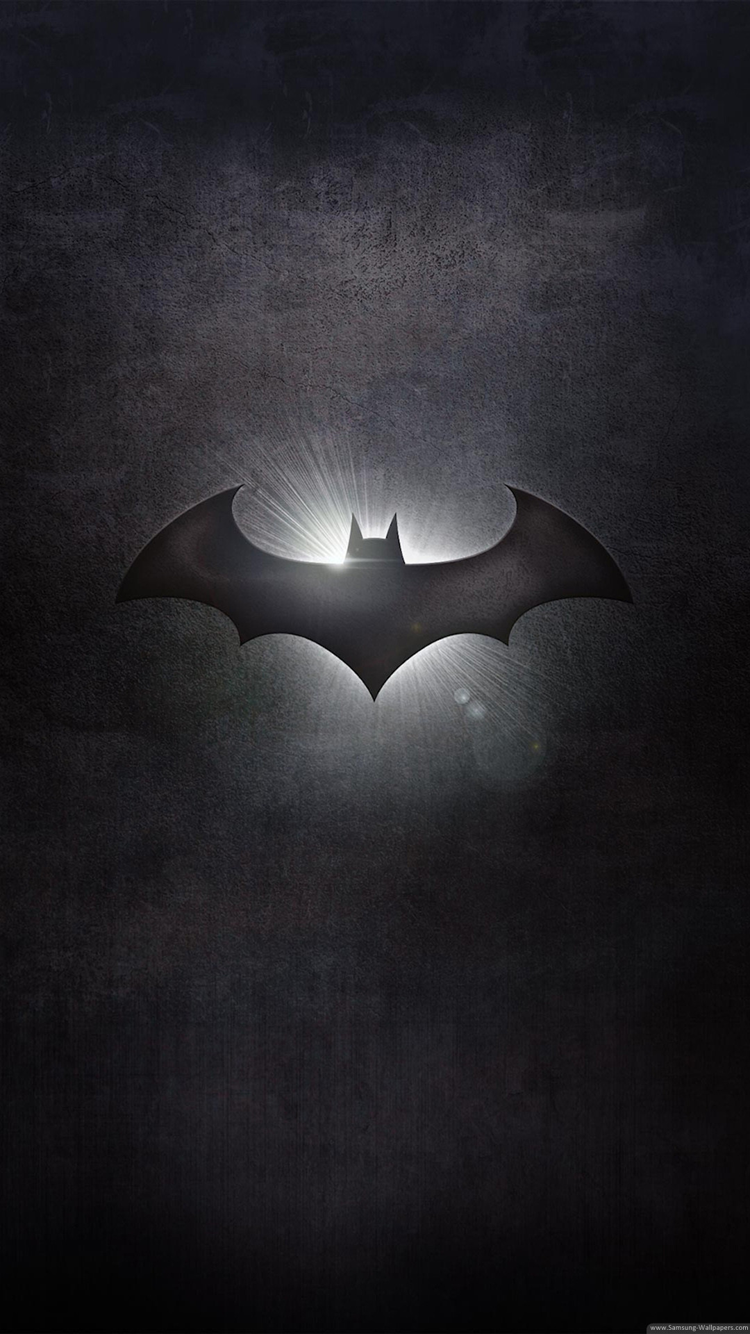 Logo di Batman, Batman, DC Comics, Toni scuri, Full HD, sfondo Samsung S7