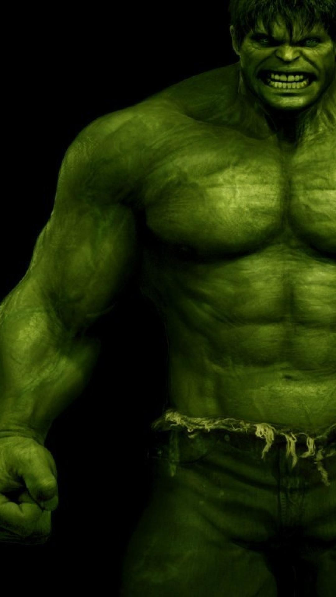 Hulk, Marvel, Muscoli, Sfondo scuro, 1080x1920, schermata di blocco iPhone