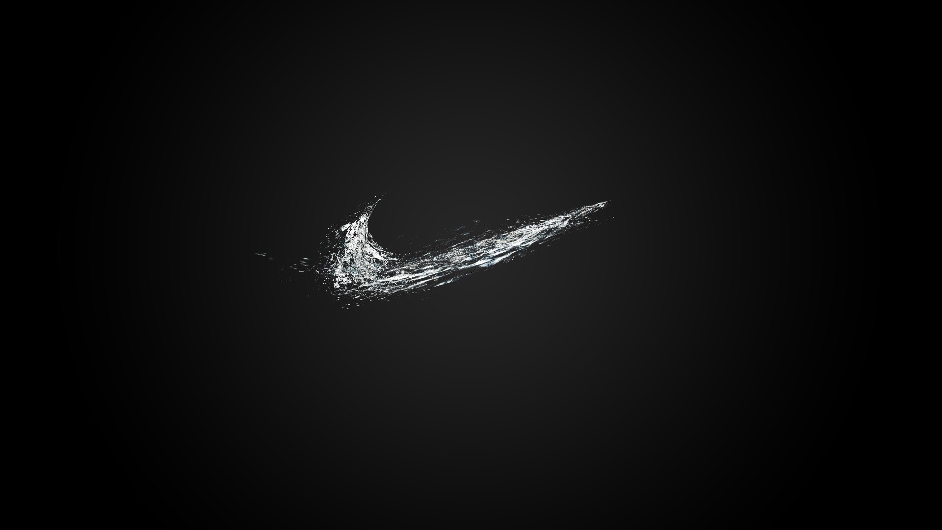 Nike, Swoosh, Logo, Sfondo nero, 1920x1080, wallpaper desktop