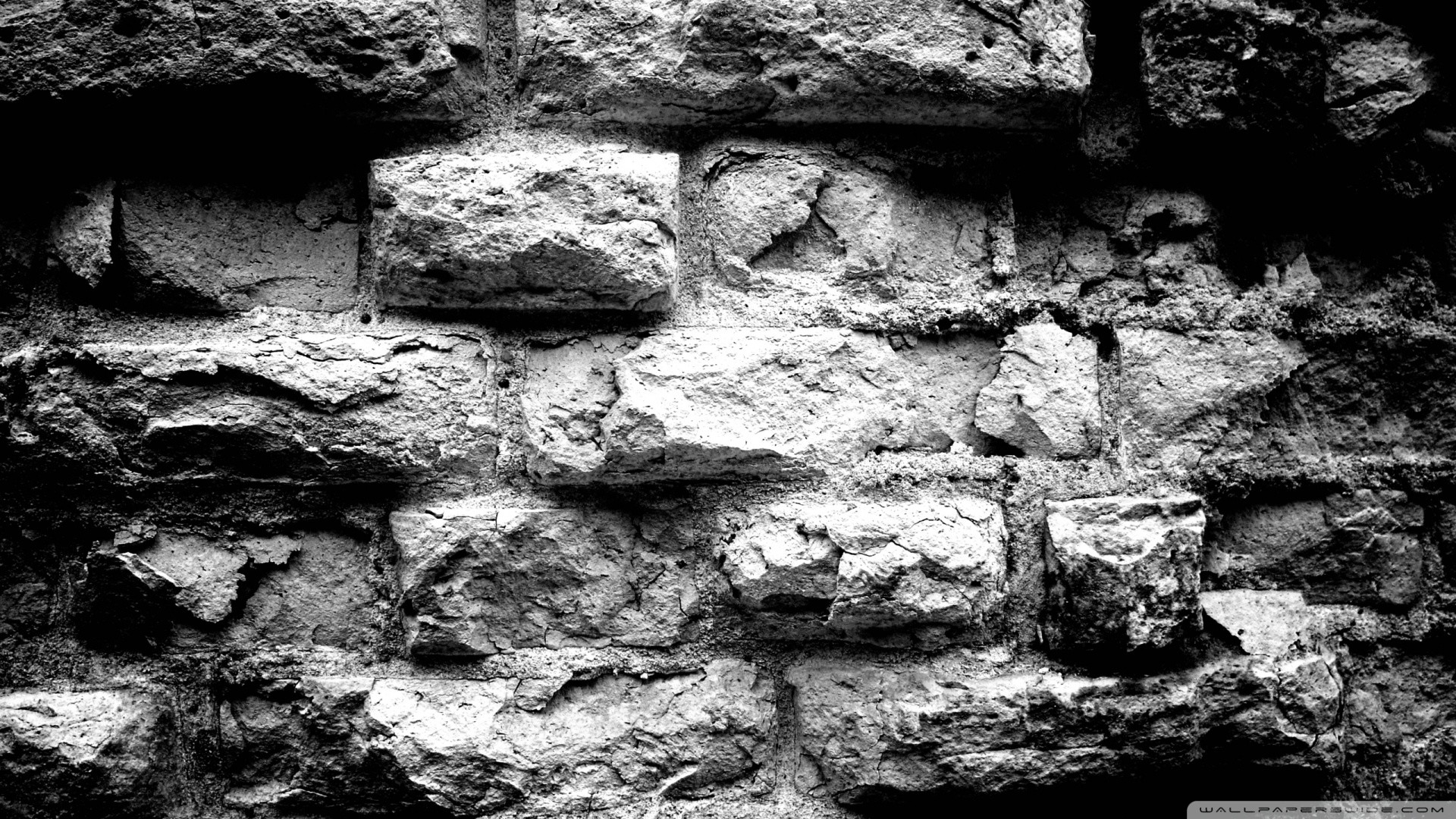 Muro di pietra, Mattoni, Texture, Contrasto, 16:9 Full HD, wallpaper widescreen