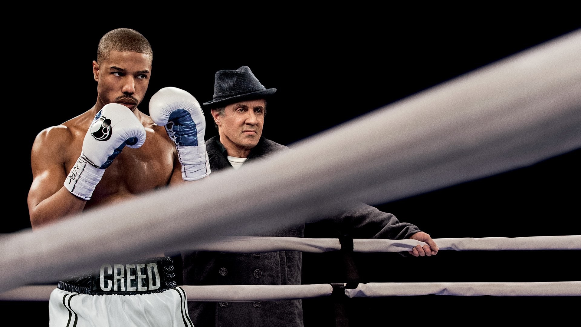Creed, Michael B. Jordan, Sylvester Stallone, Adonis Creed, Ring, sfondo Full HD per computer