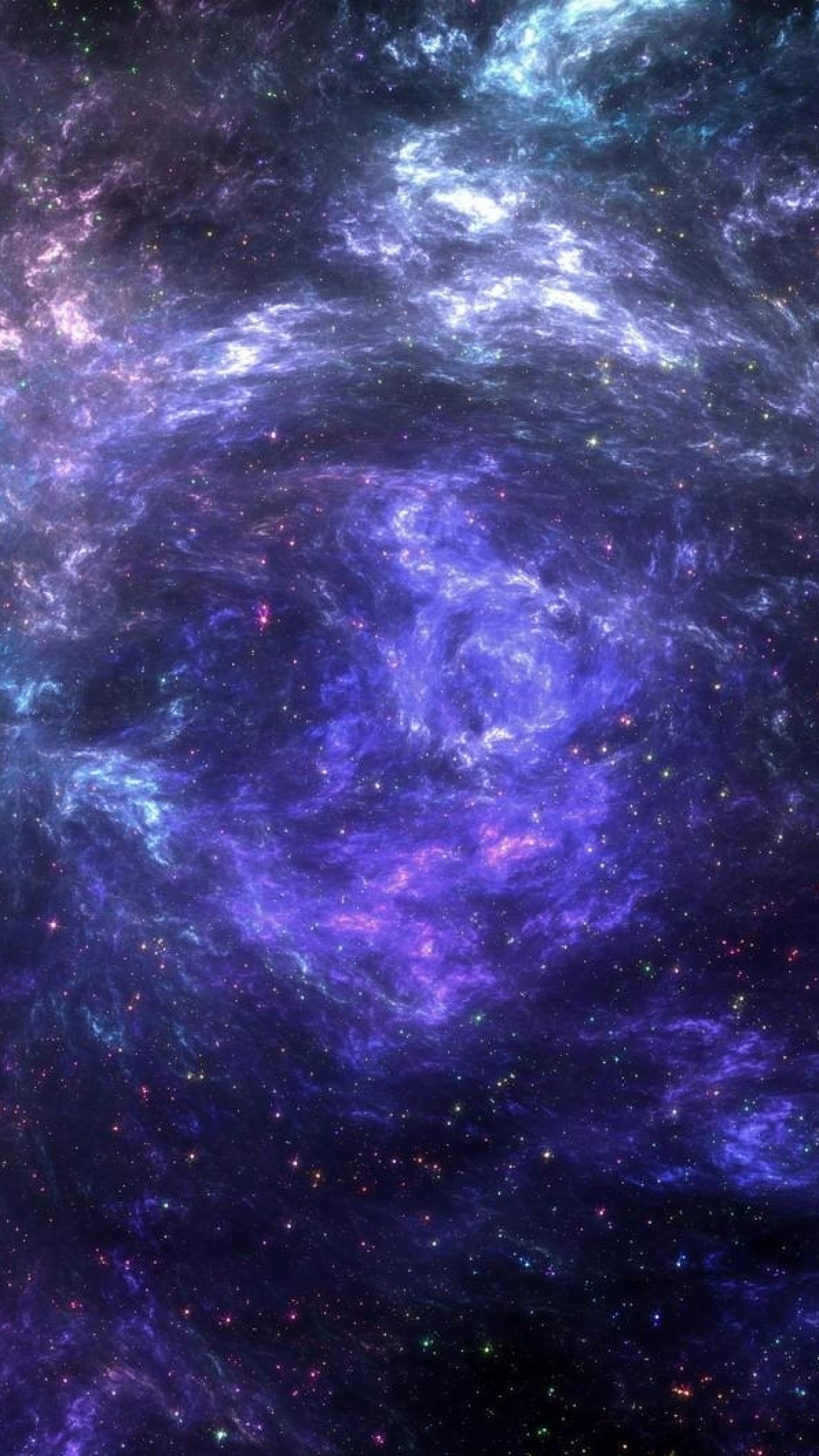 Nebulosa, Spazio, Stelle, Viola, sfondo Galaxy S7 Edge verticale