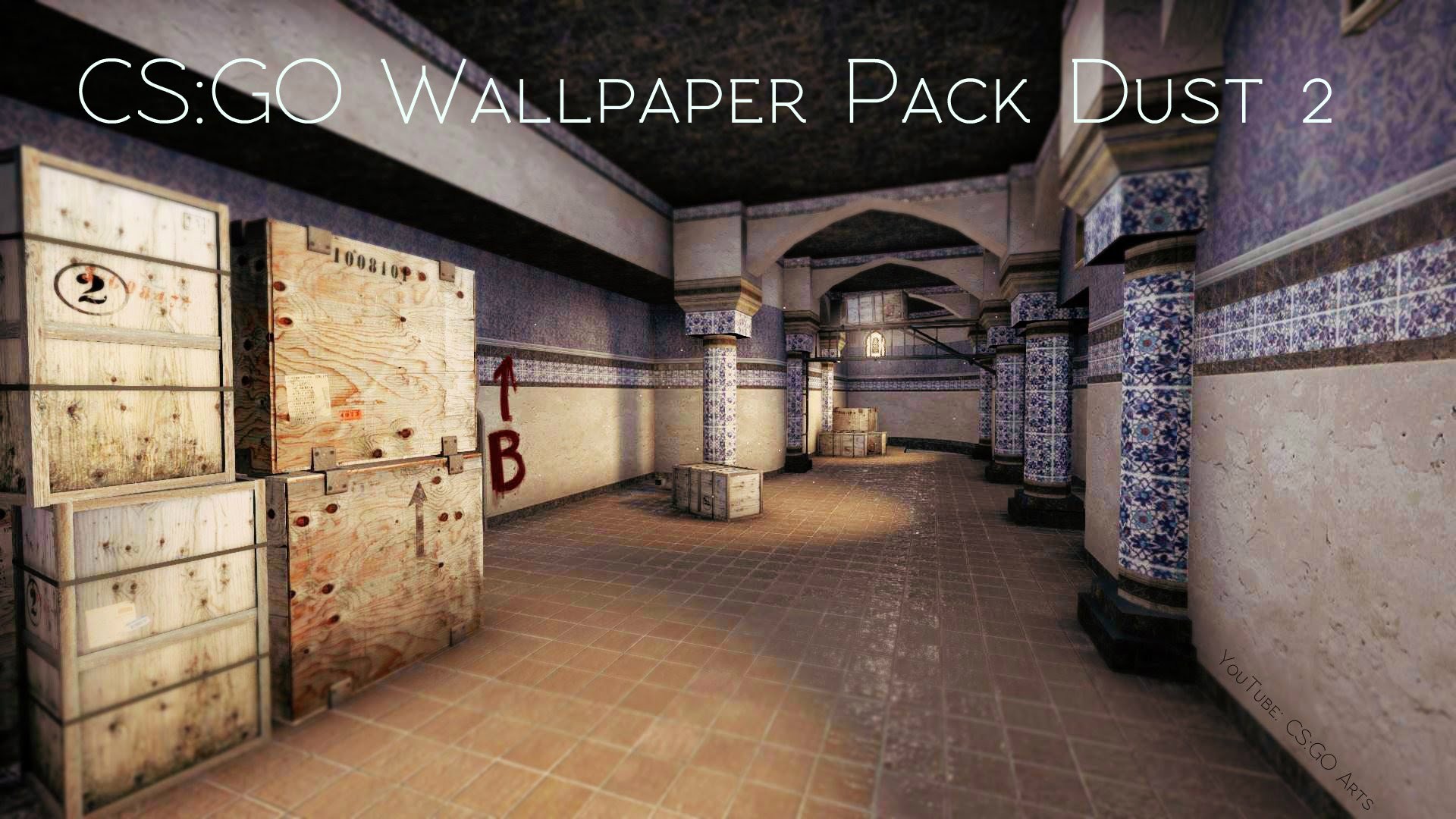 CS:GO, Dust II, Mappa, Corridoio, 1920x1080, immagine di sfondo